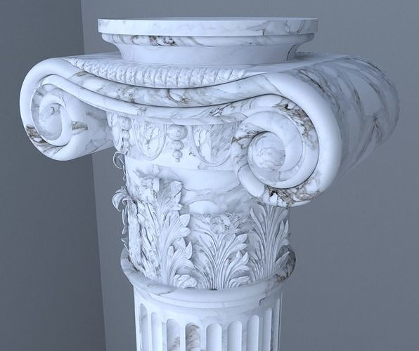 roman column 3D model