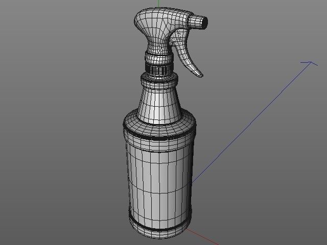 spray bottle 3D model_4