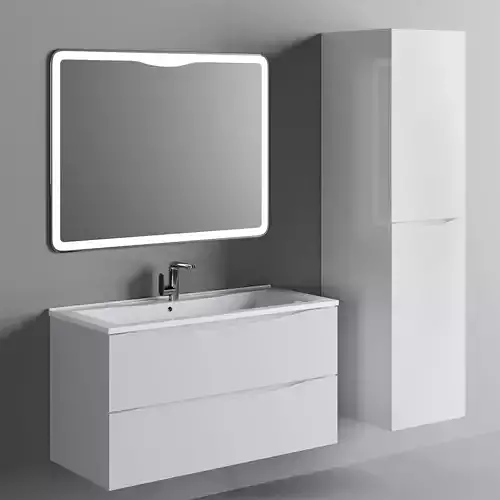  Cabinet with sink BelBagno Marino 100
