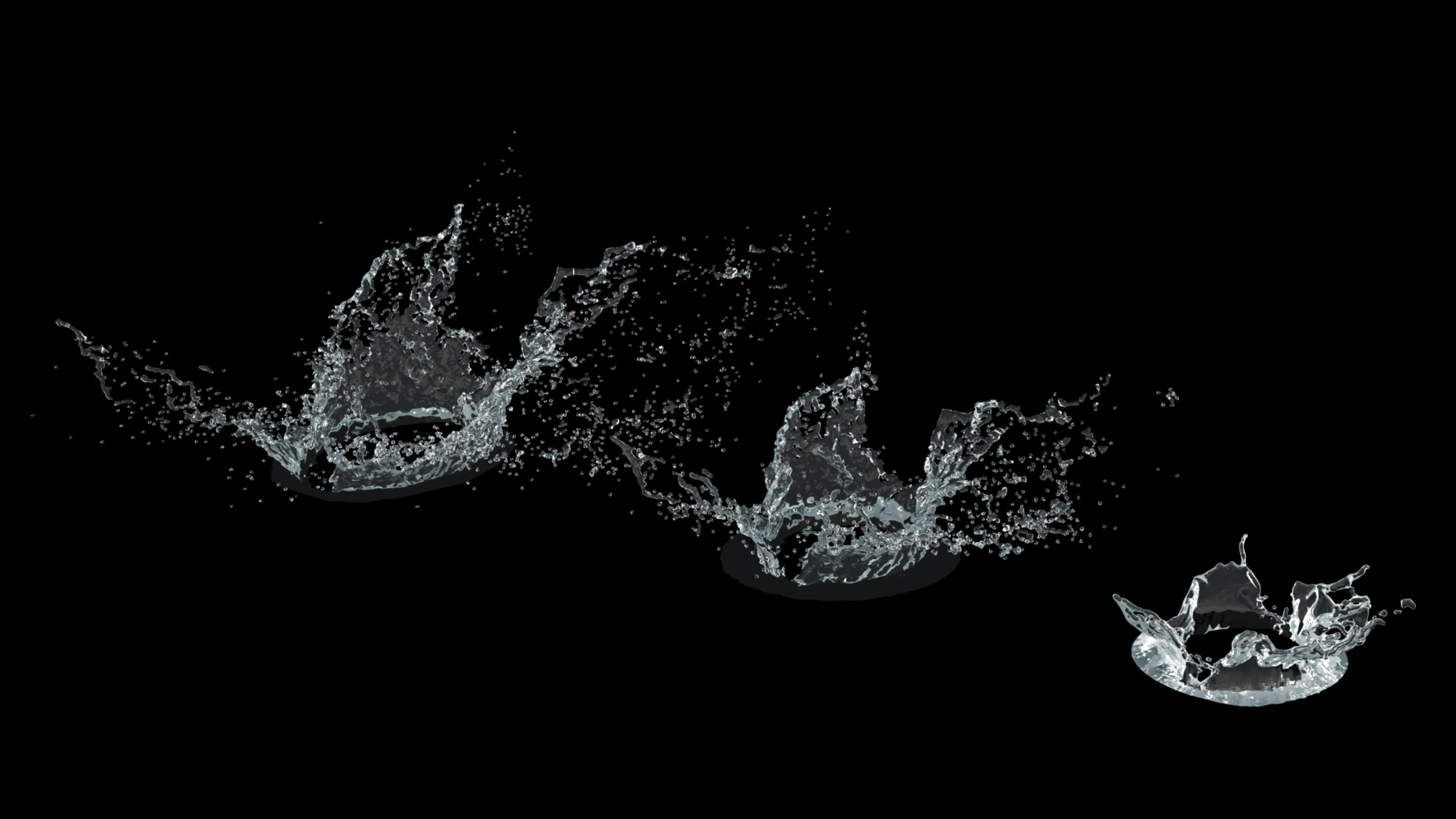 Water Splash 3D Model 3D model_4