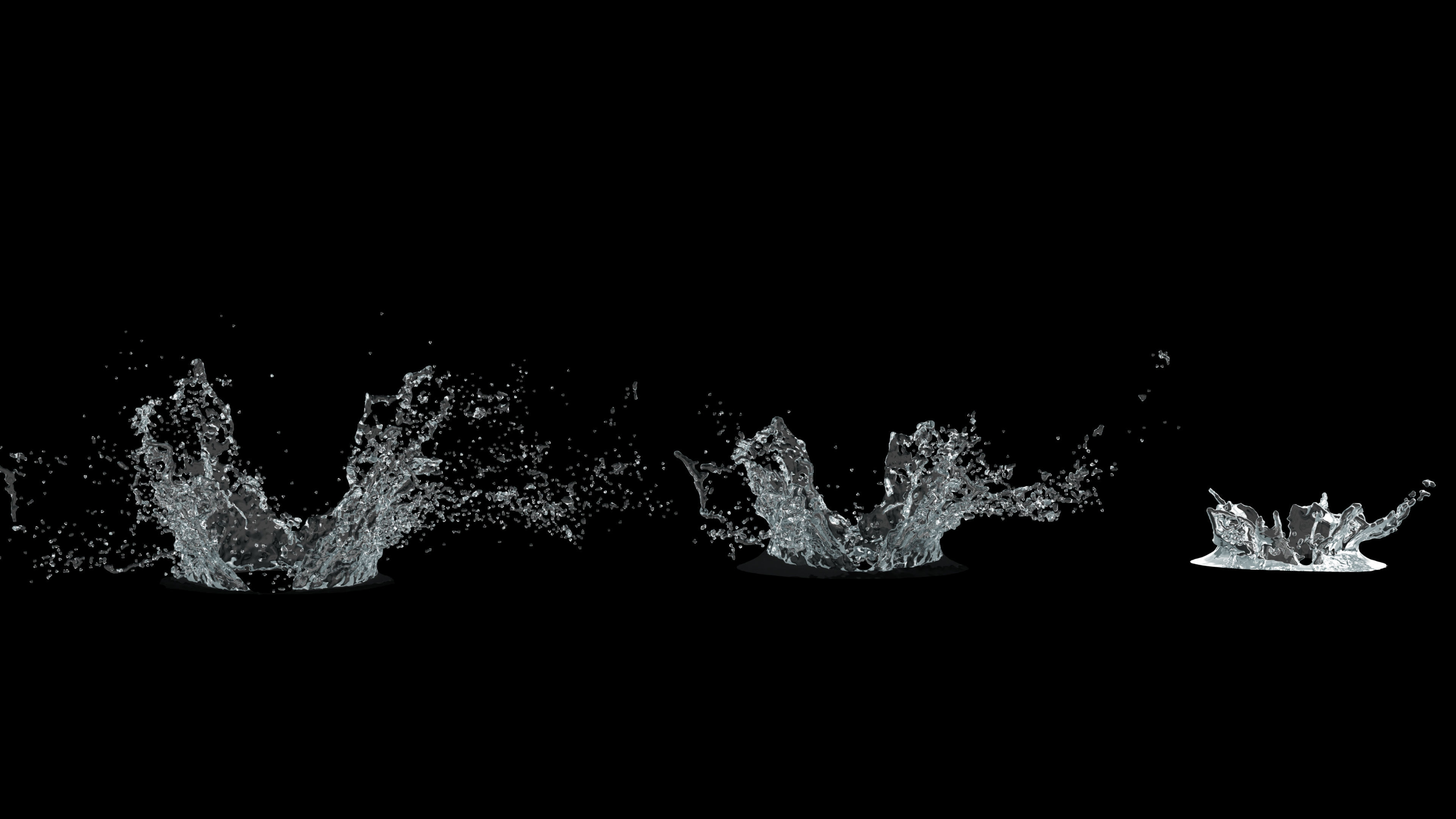 Water Splash 3D Model 3D model_5