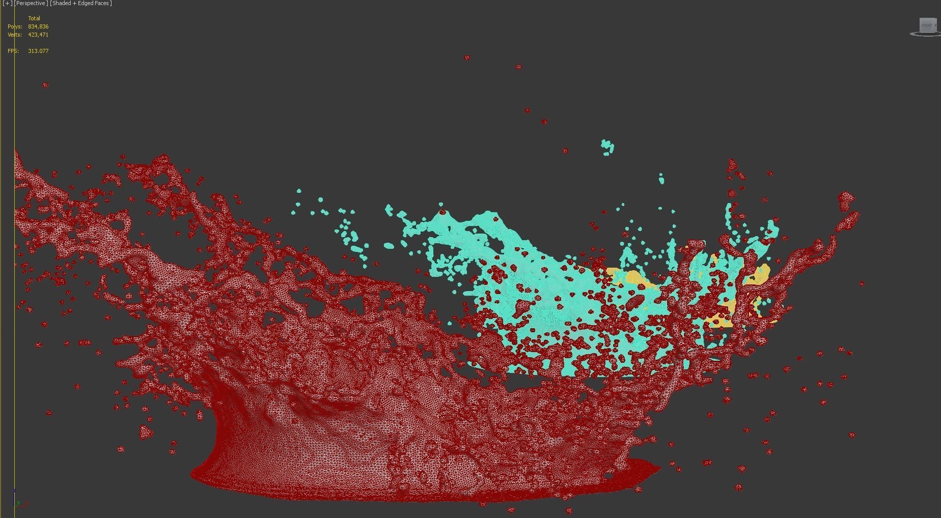 Water Splash 3D Model 3D model_10