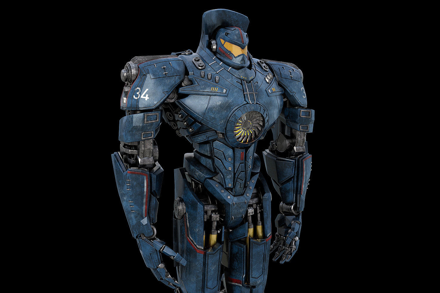 Pacific rim Gipsy avenger  3D model_6