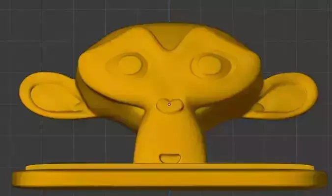 Blender Monkey Phone Holder 3D print model