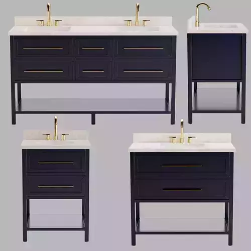 Robertson Mahogany Console 3D model