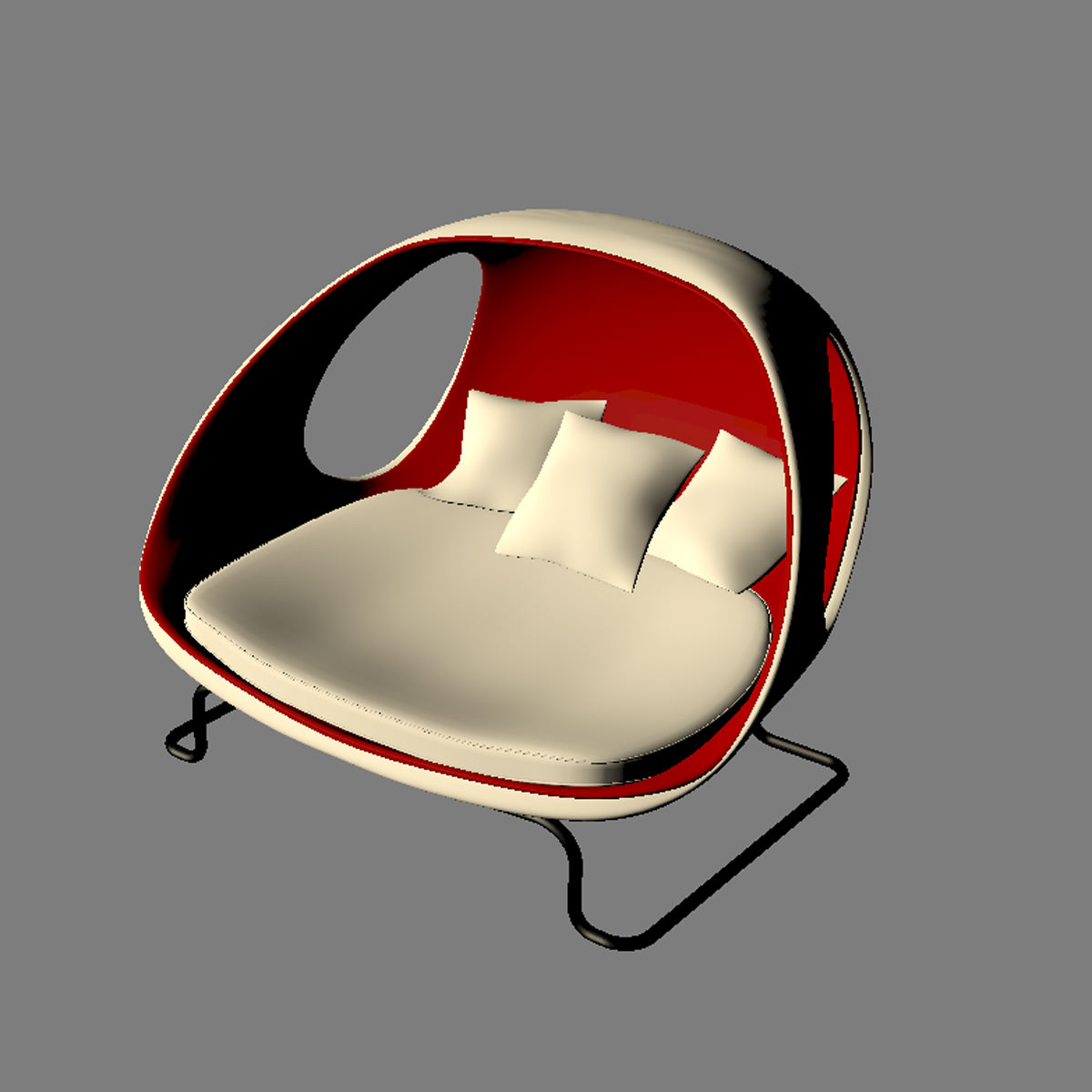 Modern Sofa Gefeva MAX 2011 3D model_1