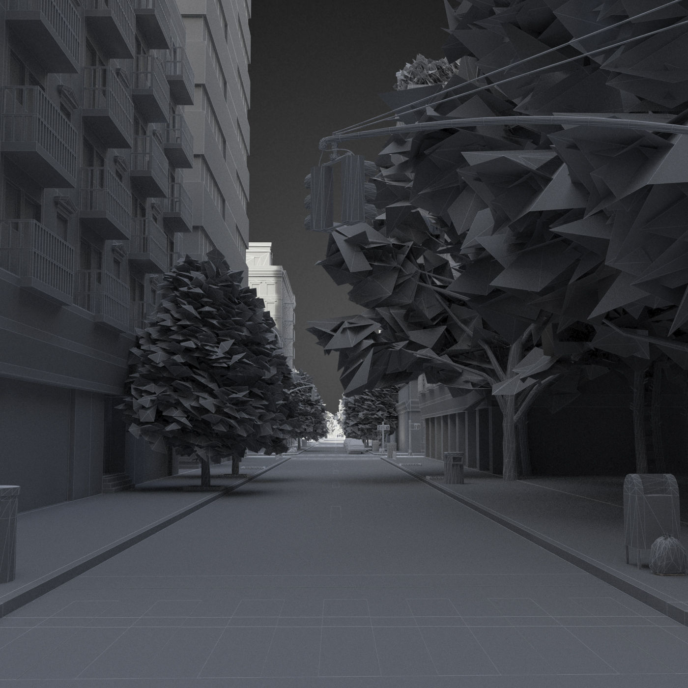 Realistic City R6 3D model_41