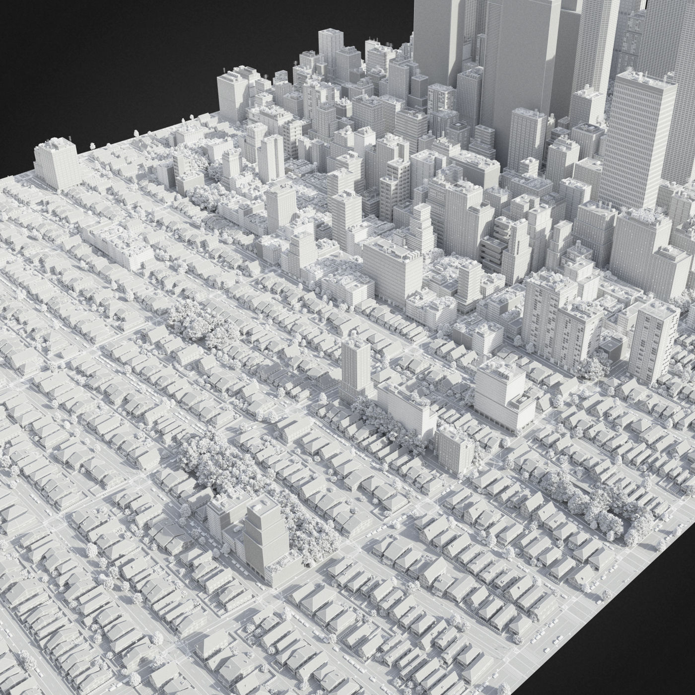 Realistic City R6 3D model_34