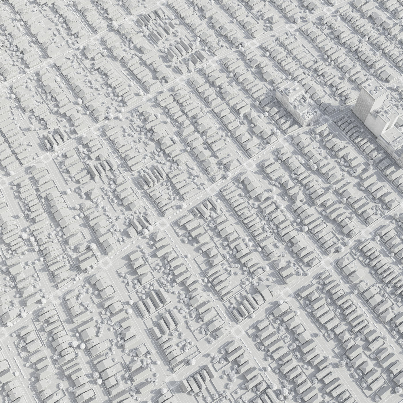 Realistic City R6 3D model_43