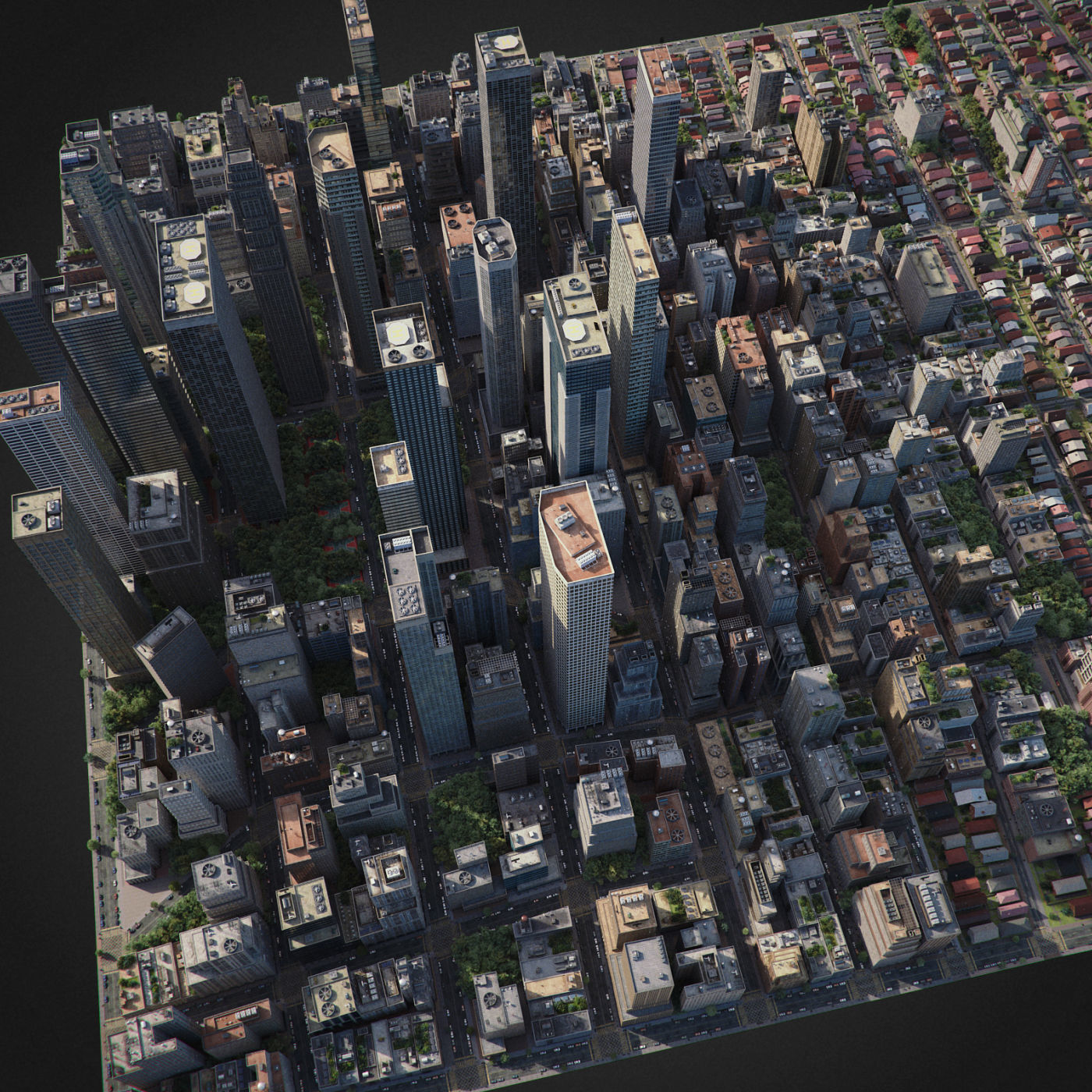 Realistic City R6 3D model_23