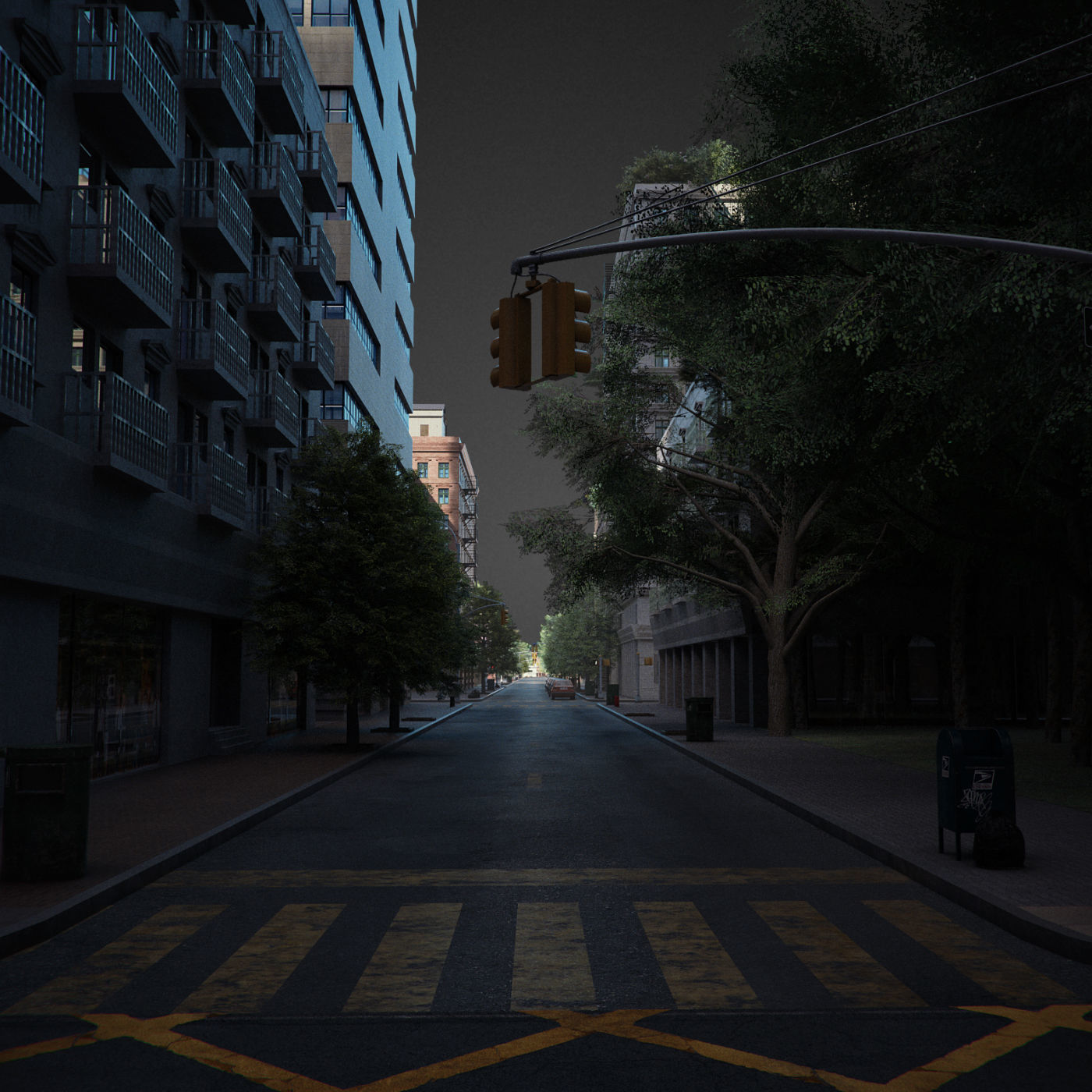 Realistic City R6 3D model_28