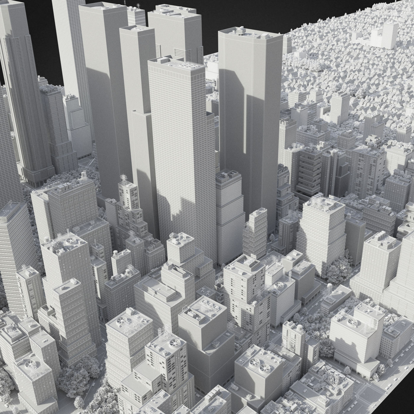 Realistic City R6 3D model_33