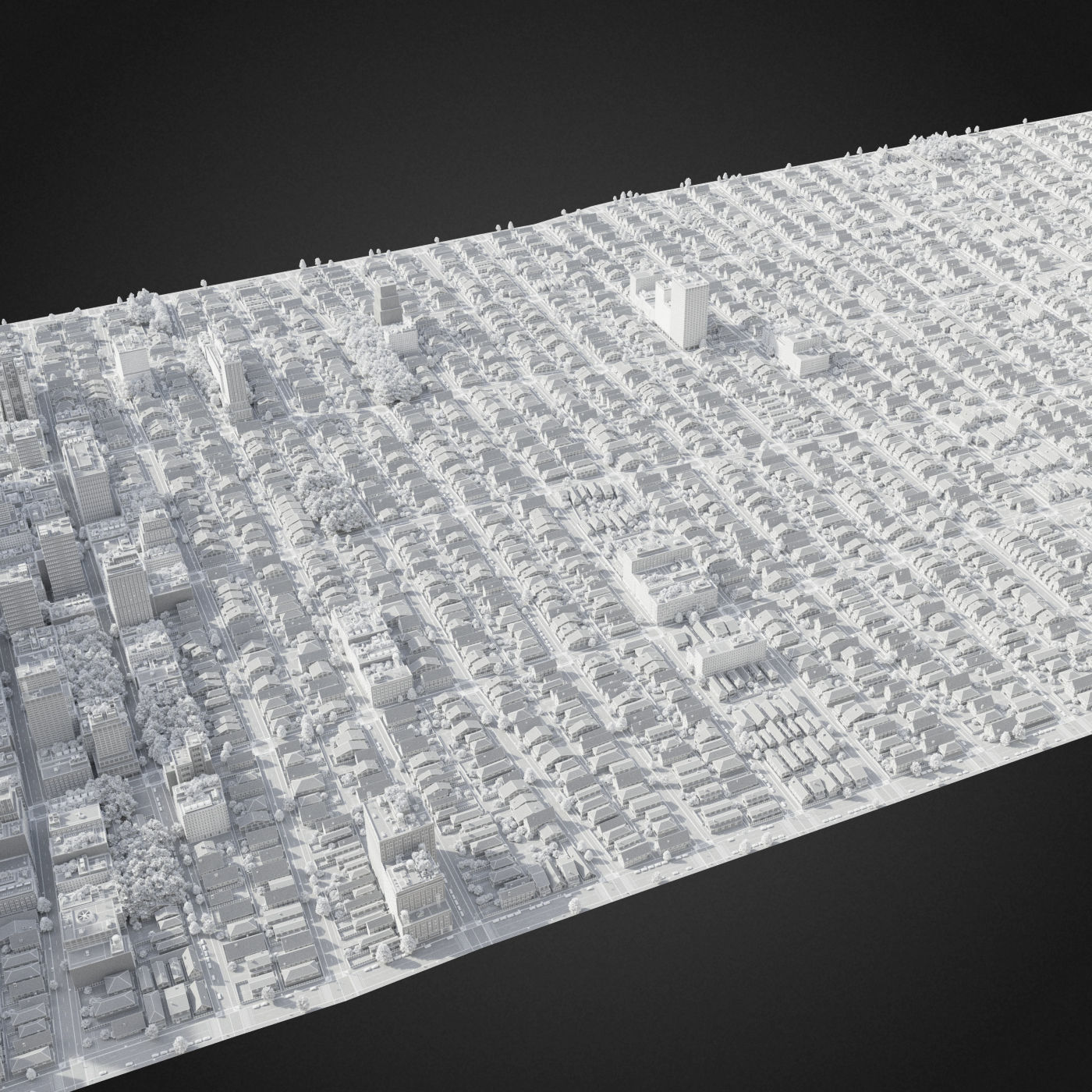 Realistic City R6 3D model_38