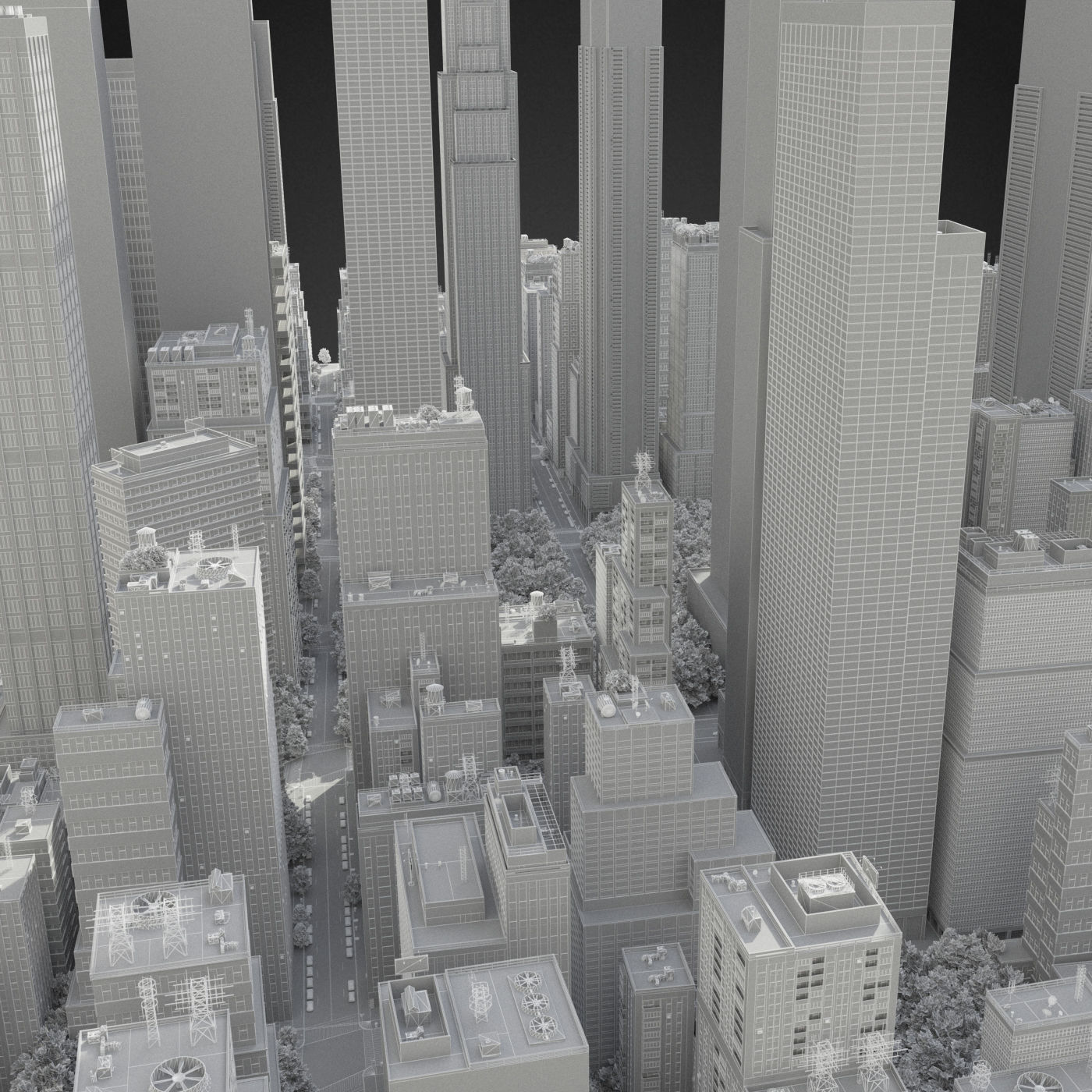 Realistic City R6 3D model_54