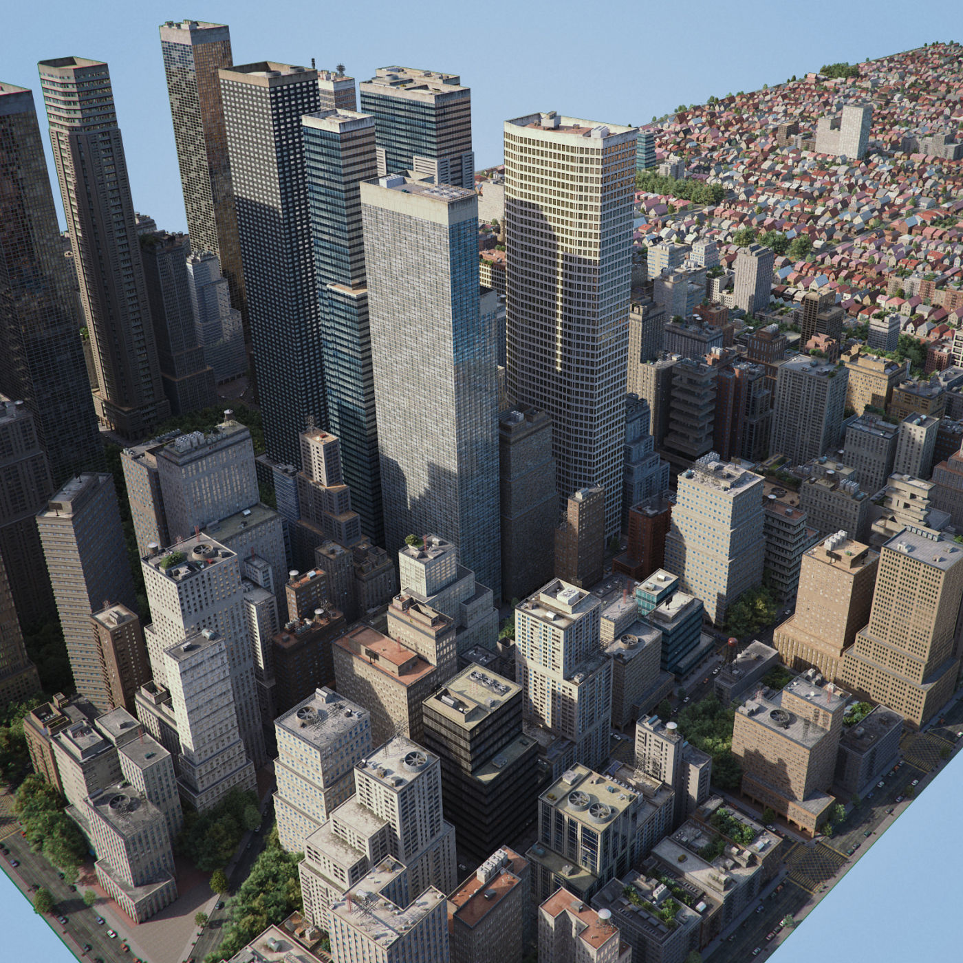 Realistic City R6 3D model_24