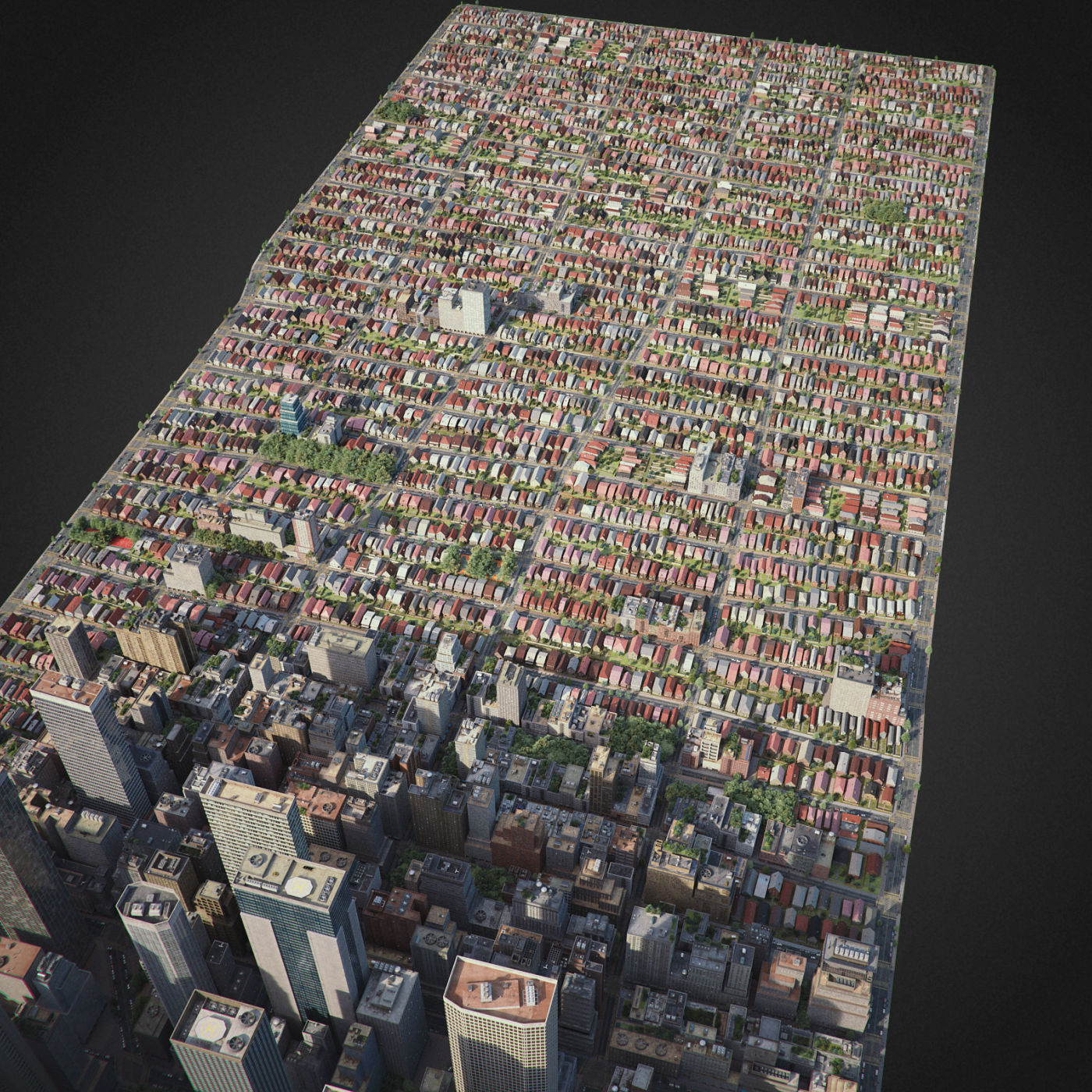 Realistic City R6 3D model_13