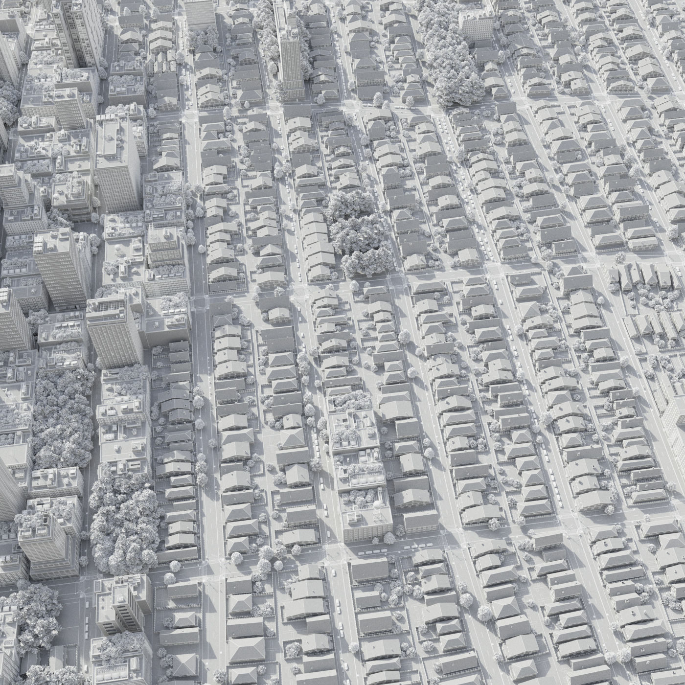 Realistic City R6 3D model_49