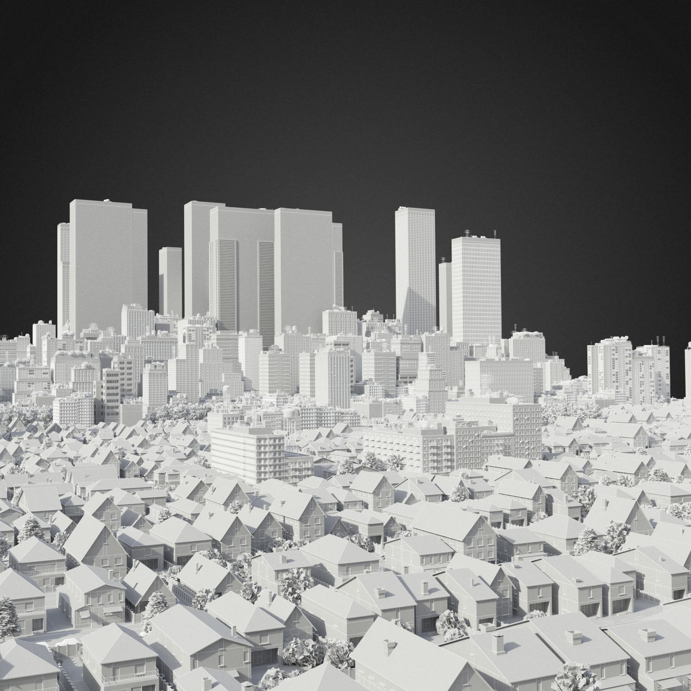 Realistic City R6 3D model_44