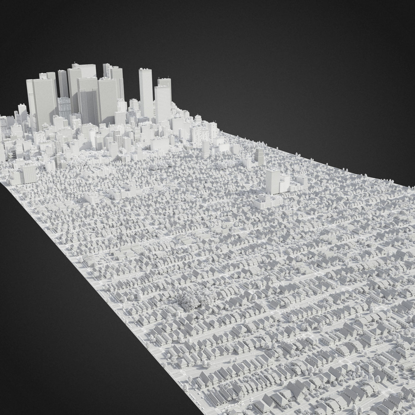 Realistic City R6 3D model_55