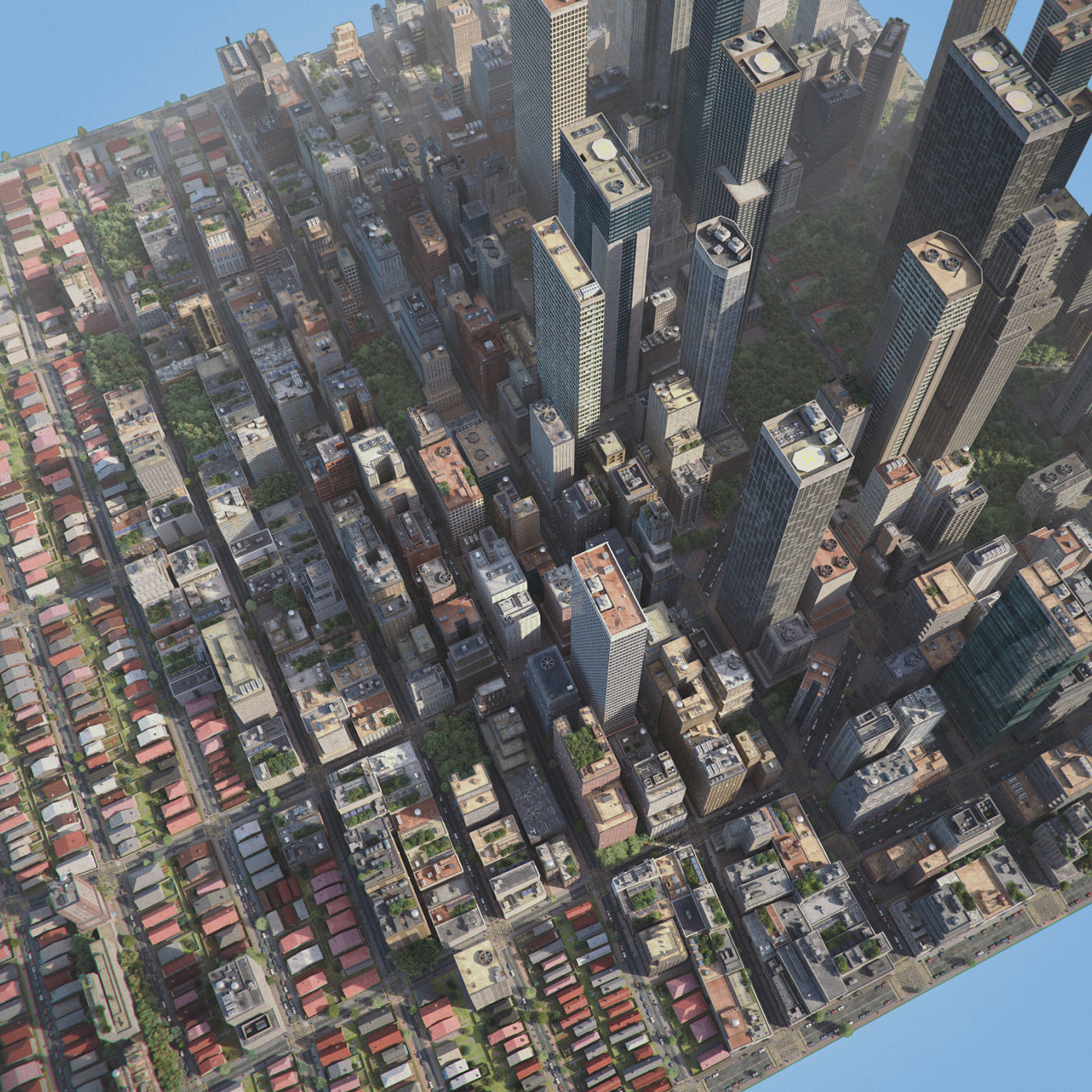 Realistic City R6 3D model_26