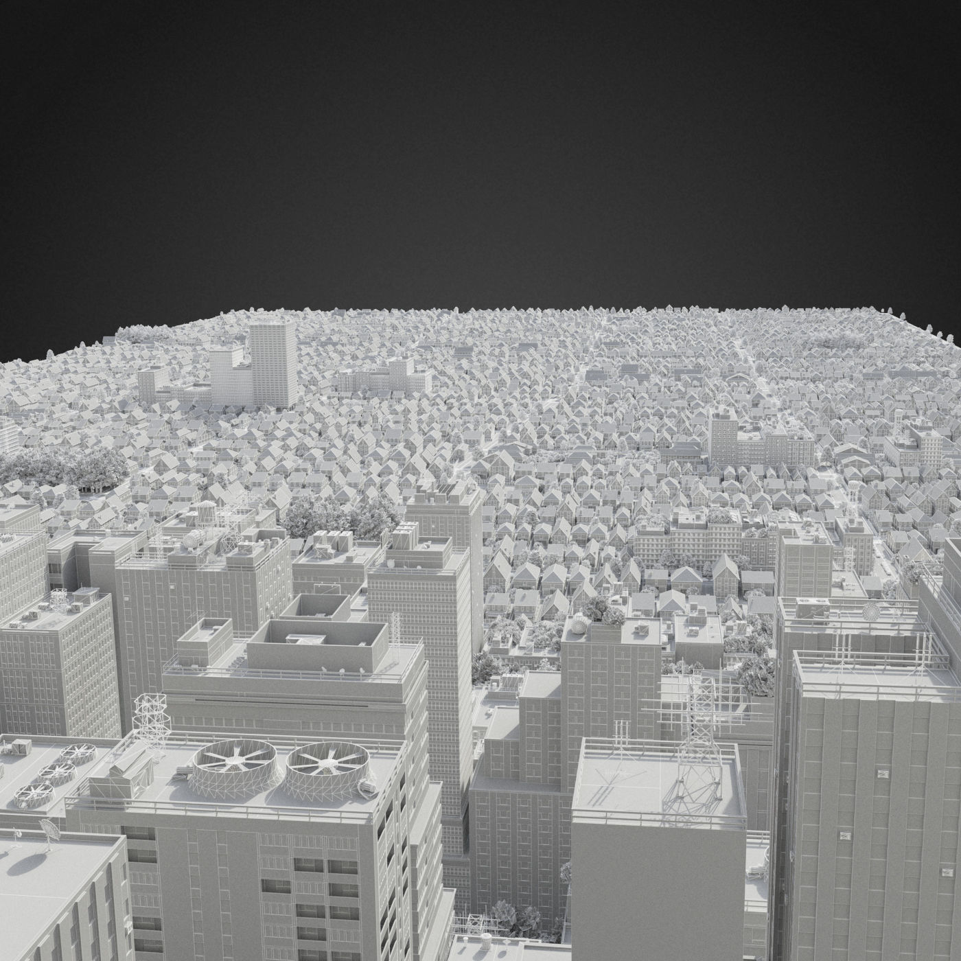 Realistic City R6 3D model_30