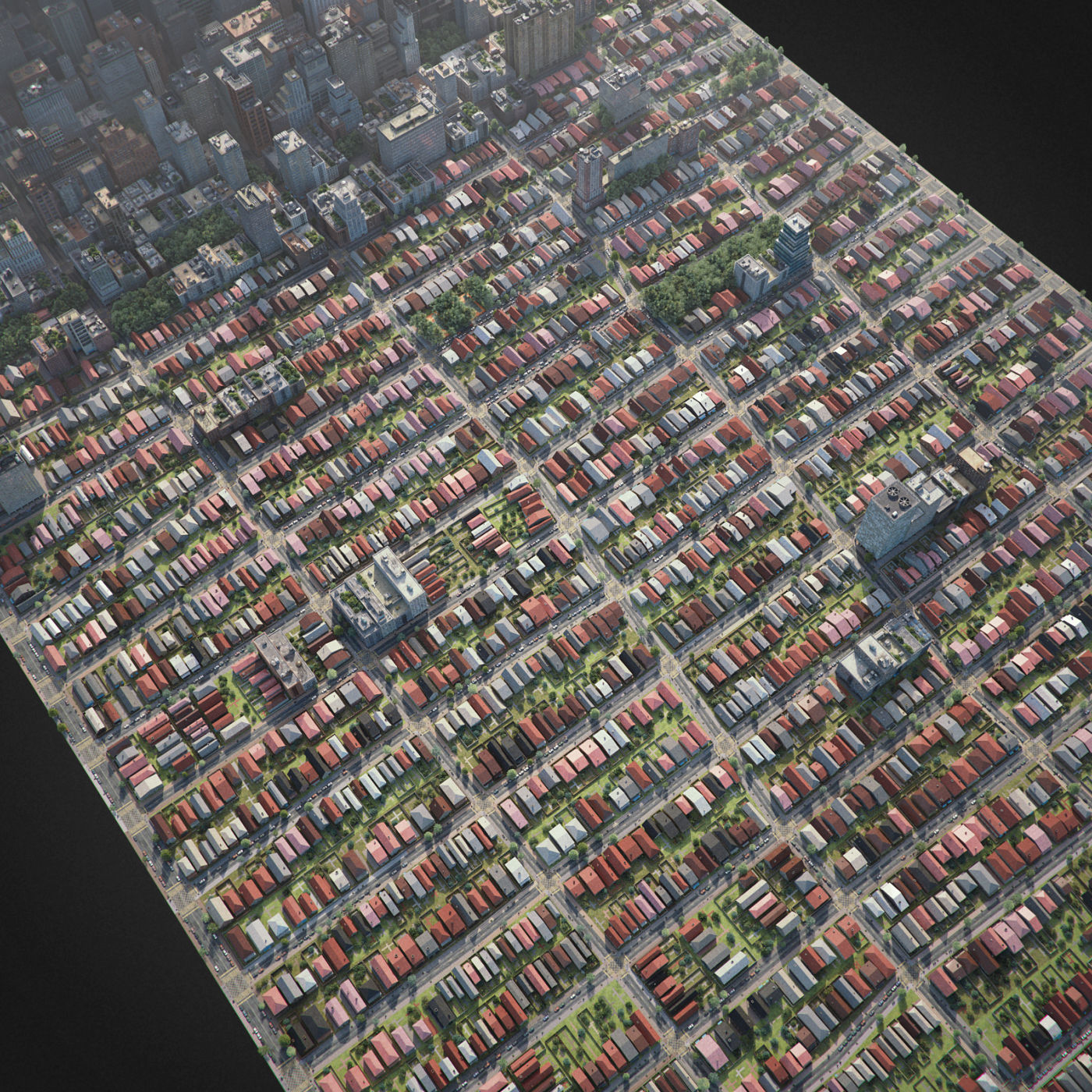 Realistic City R6 3D model_11