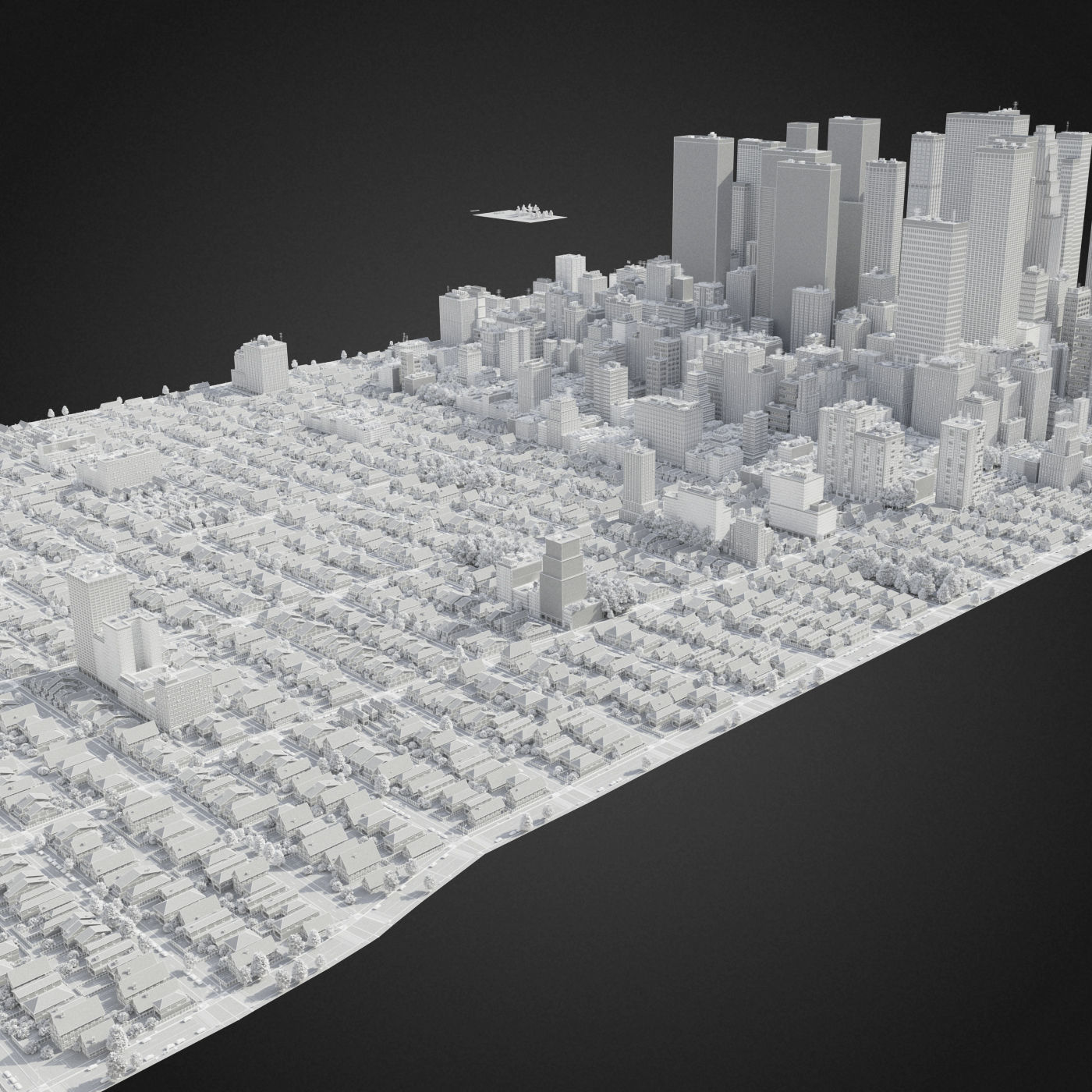 Realistic City R6 3D model_32