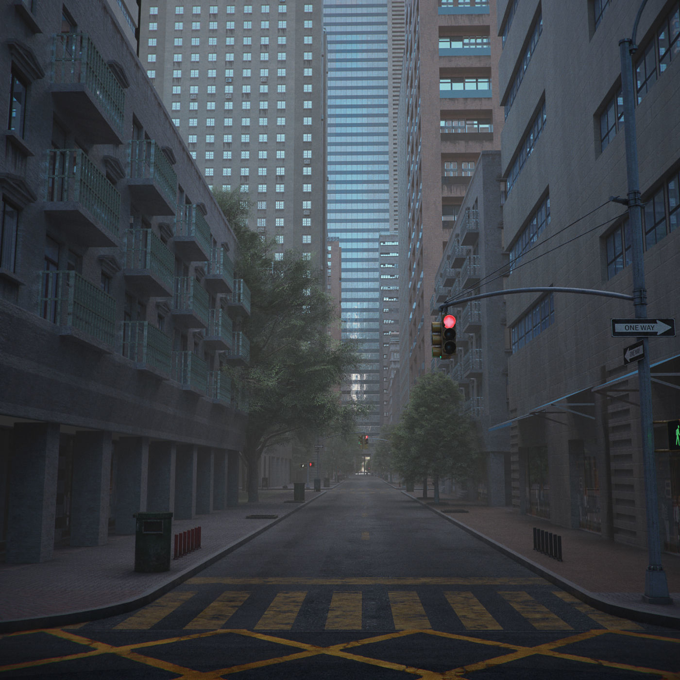 Realistic City R6 3D model_19