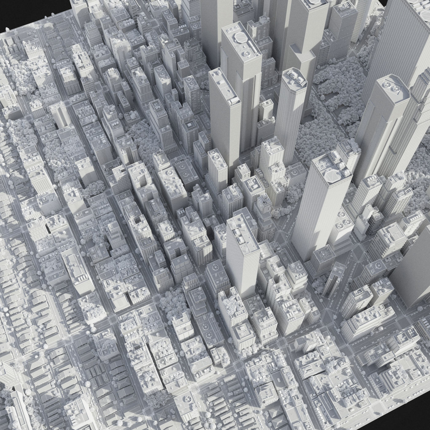 Realistic City R6 3D model_37