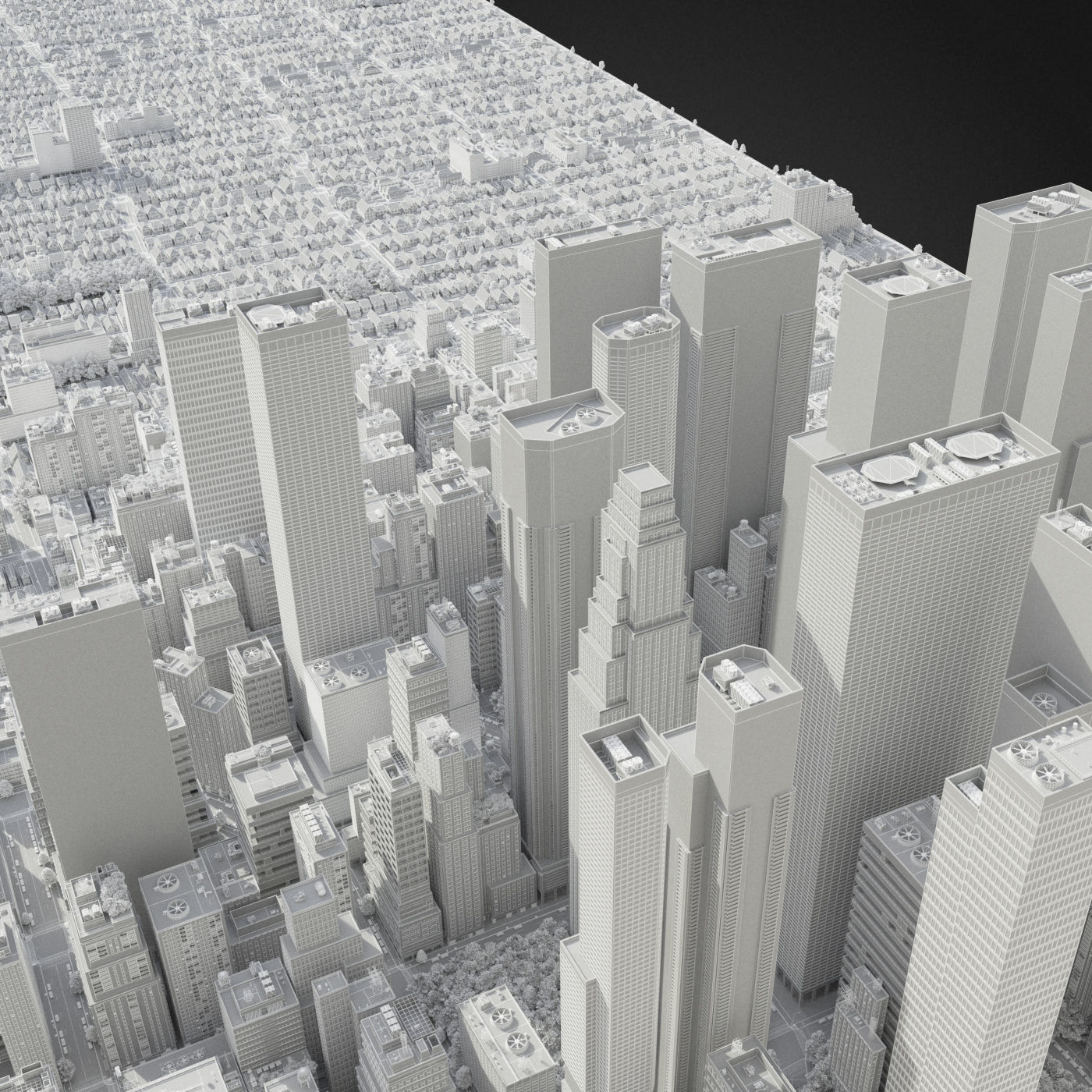 Realistic City R6 3D model_51