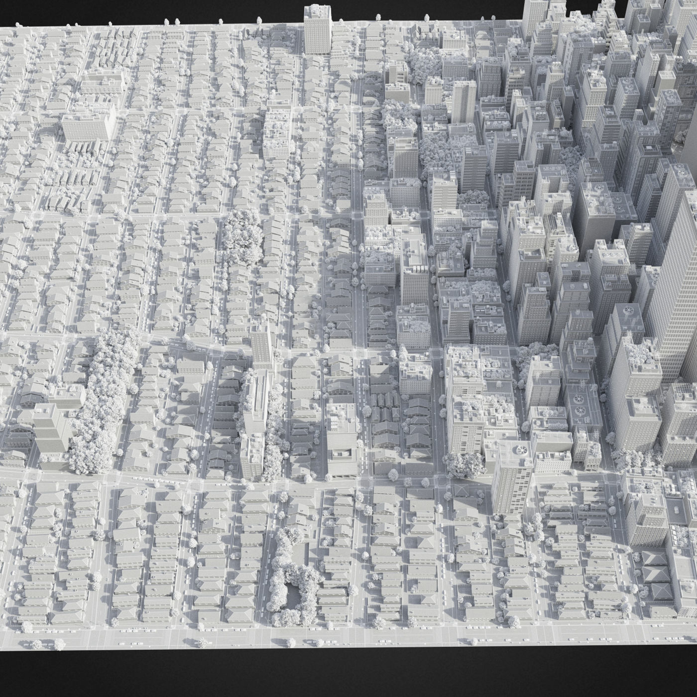 Realistic City R6 3D model_39