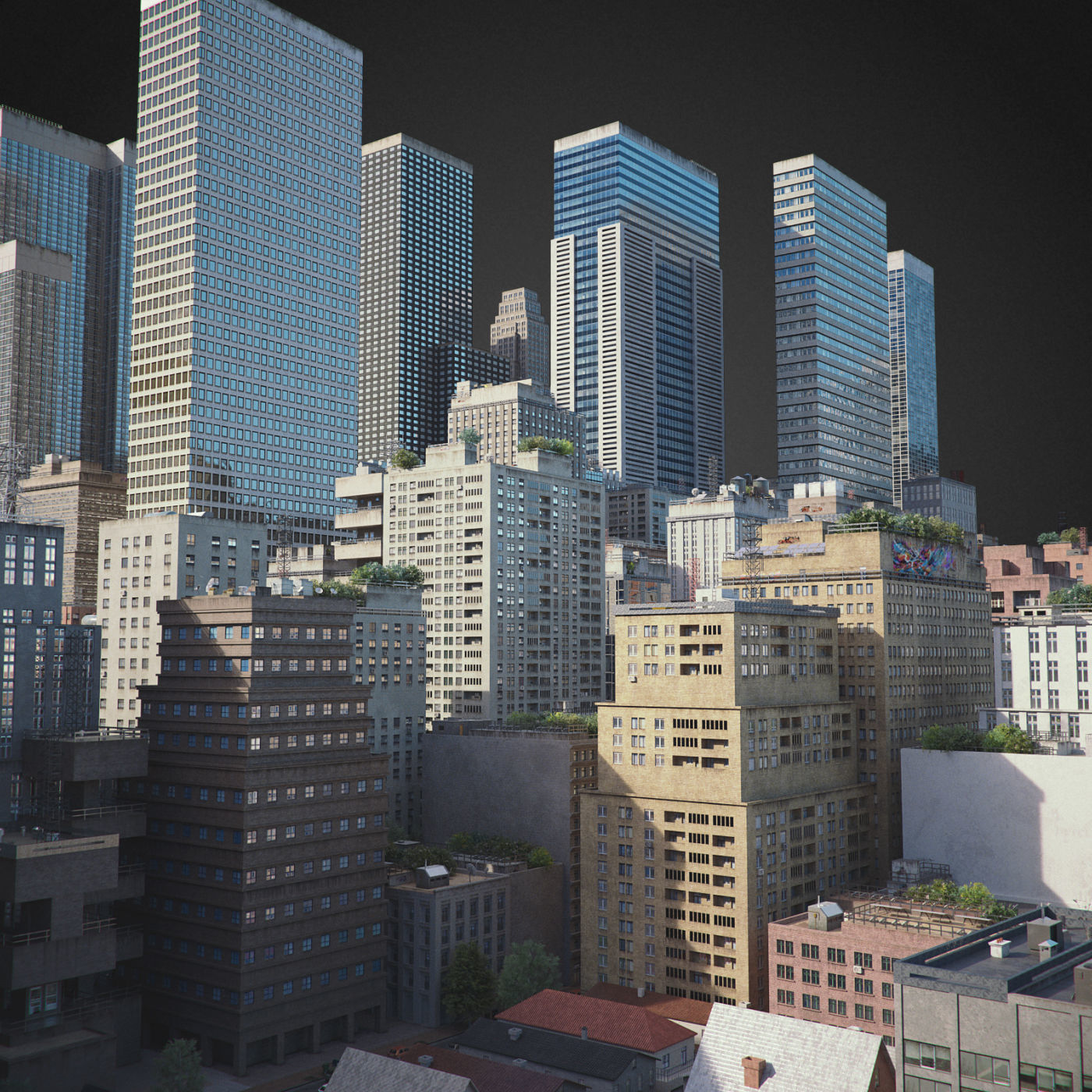 Realistic City R6 3D model_20