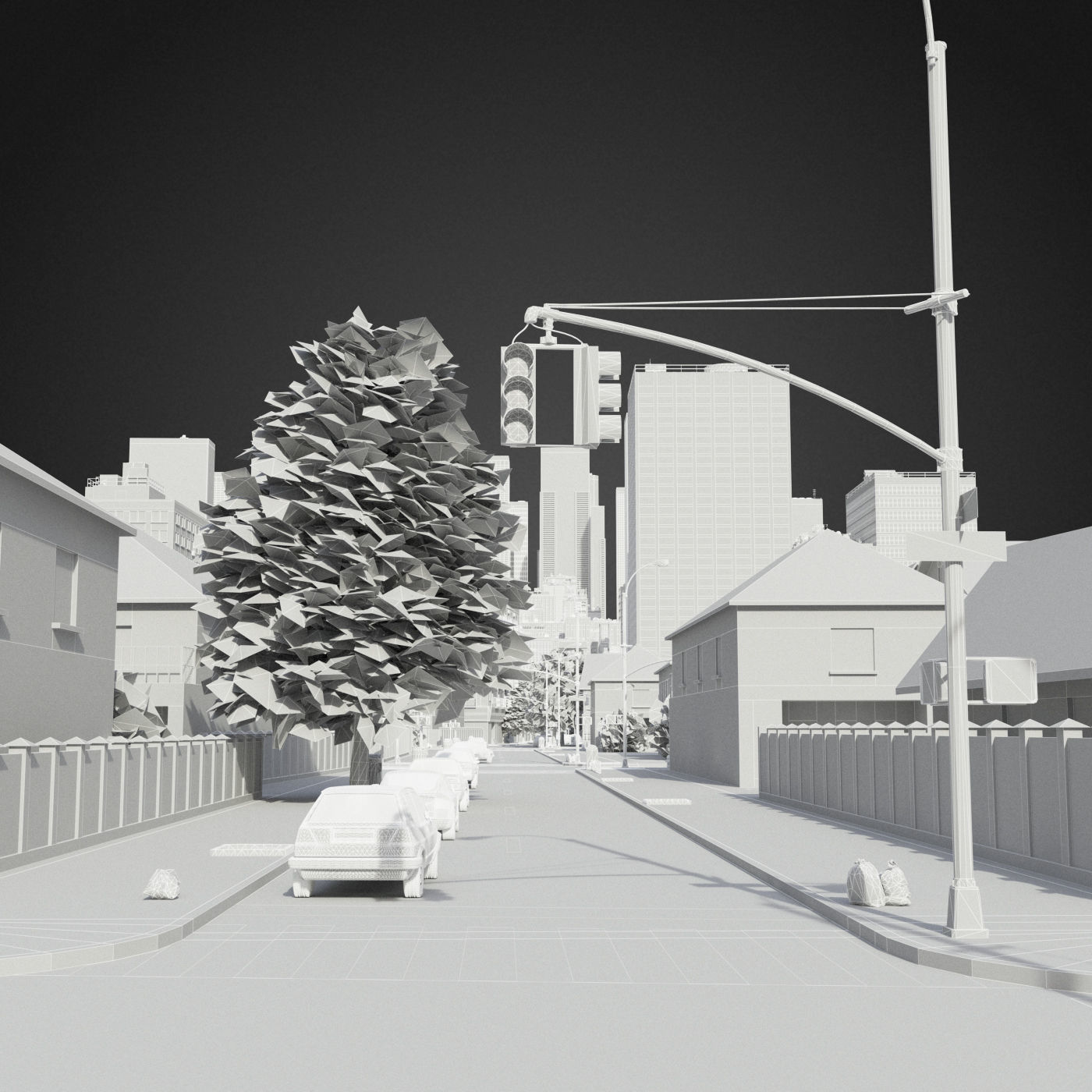Realistic City R6 3D model_52