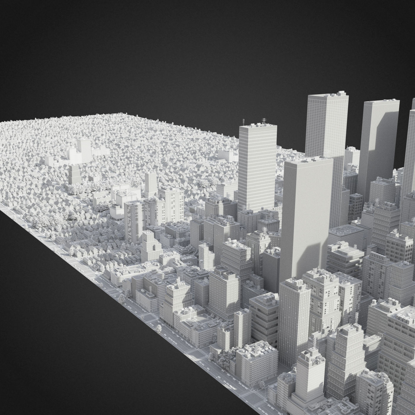 Realistic City R6 3D model_47