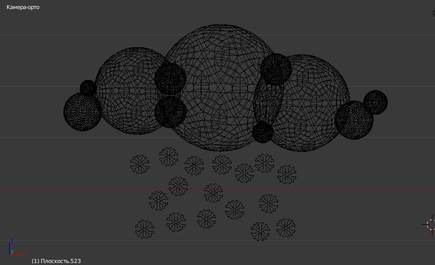 48 Low Poly Clouds Bundle Low-poly 3D model_10