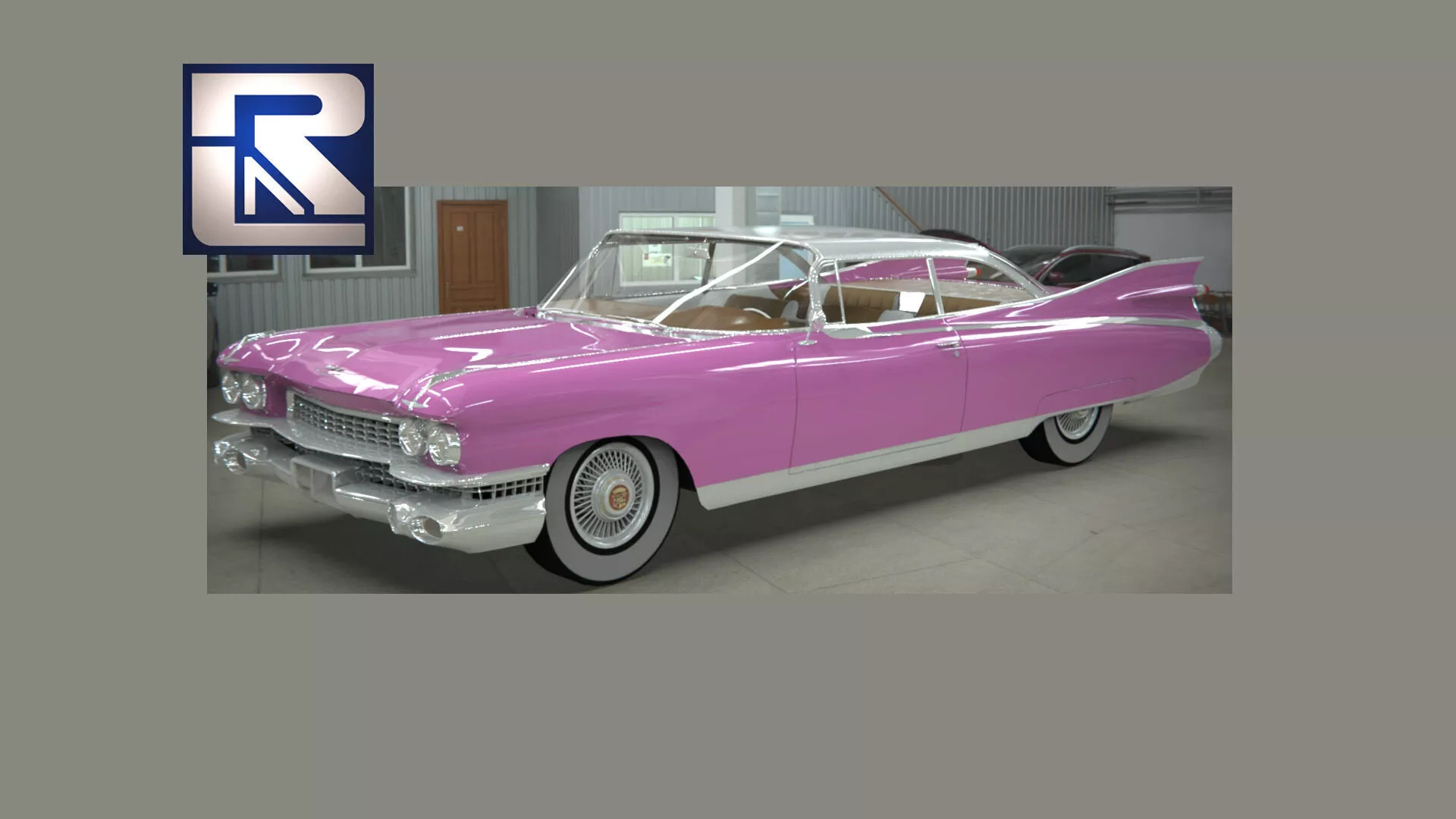 Cadillac coupe de ville 1959 3d model Low-poly 3D model