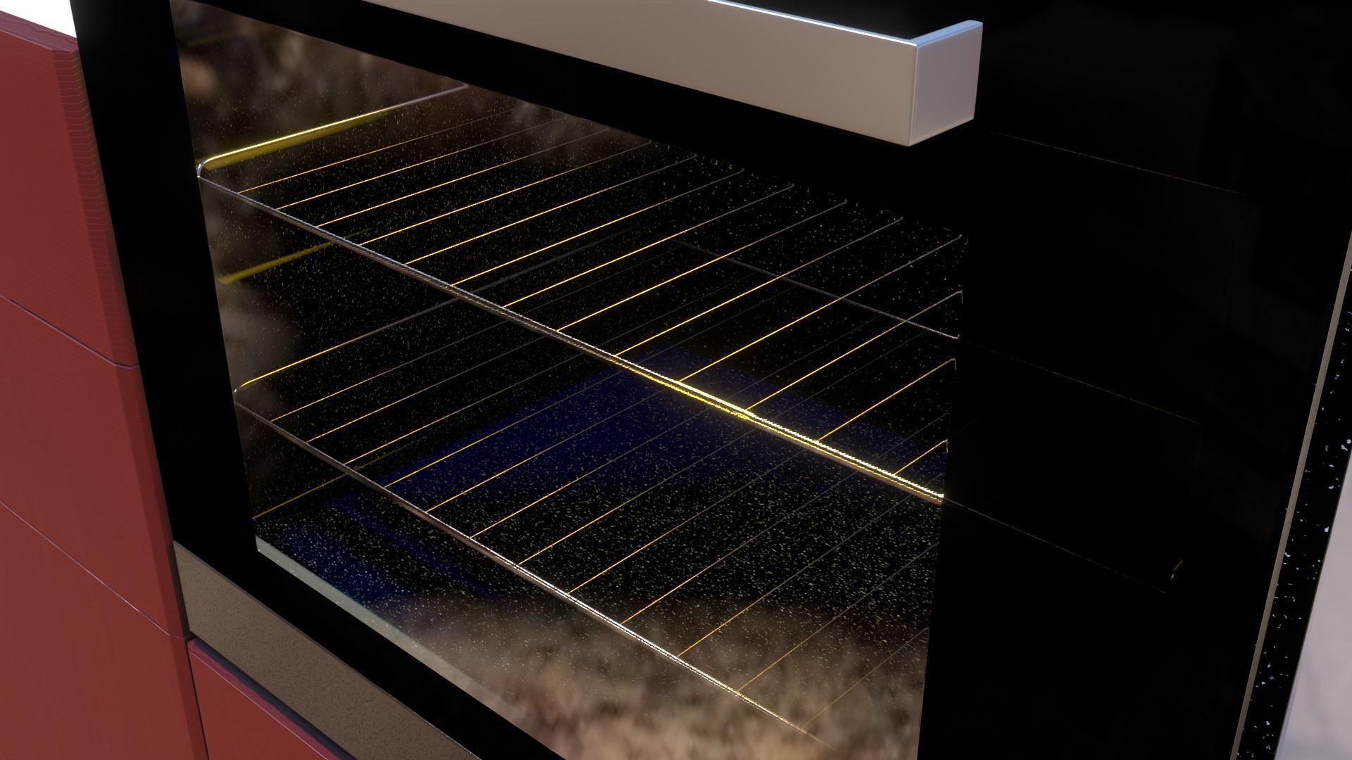 Kitchen for Blender 3D model_5