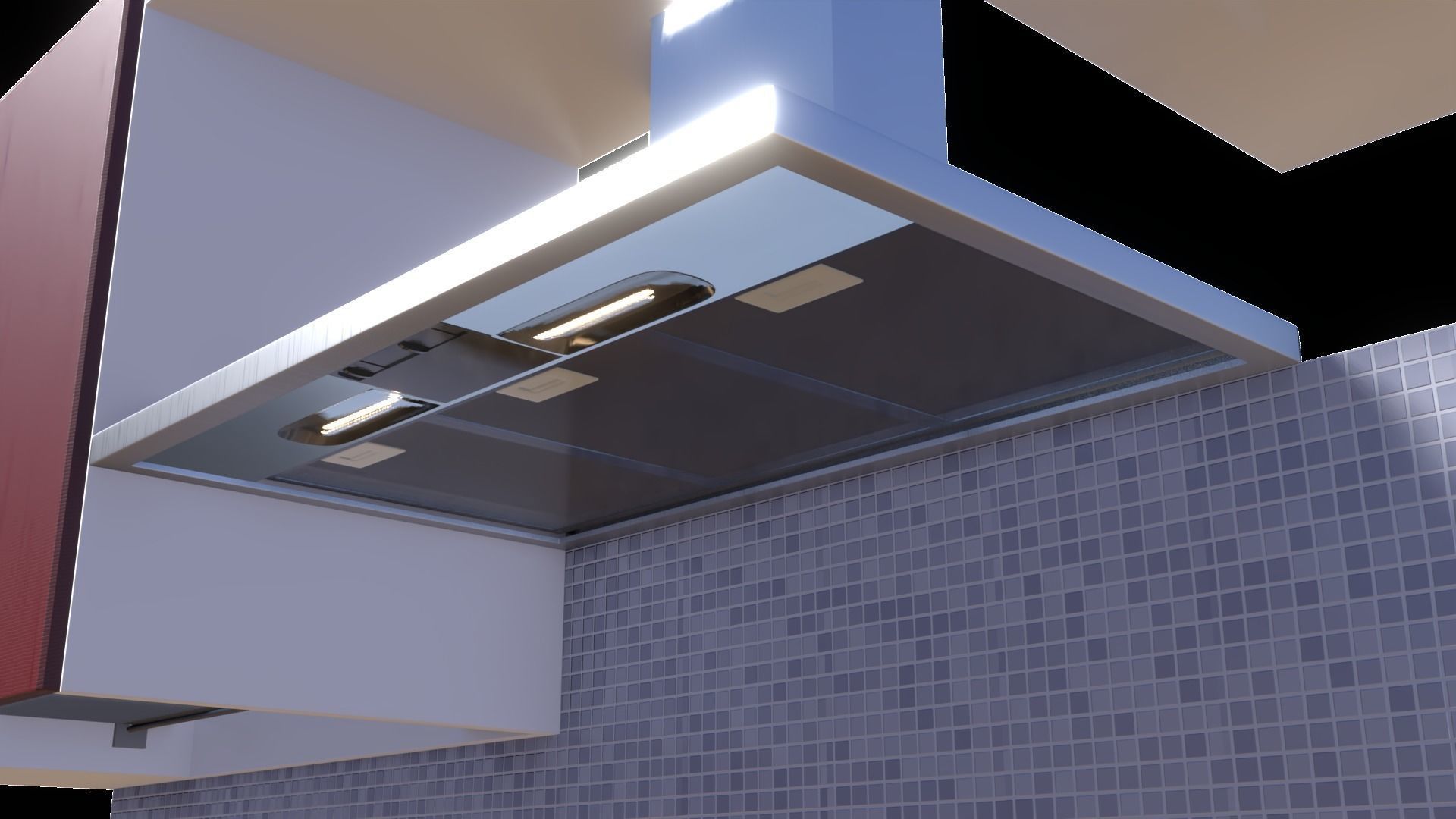 Kitchen for Blender 3D model_8