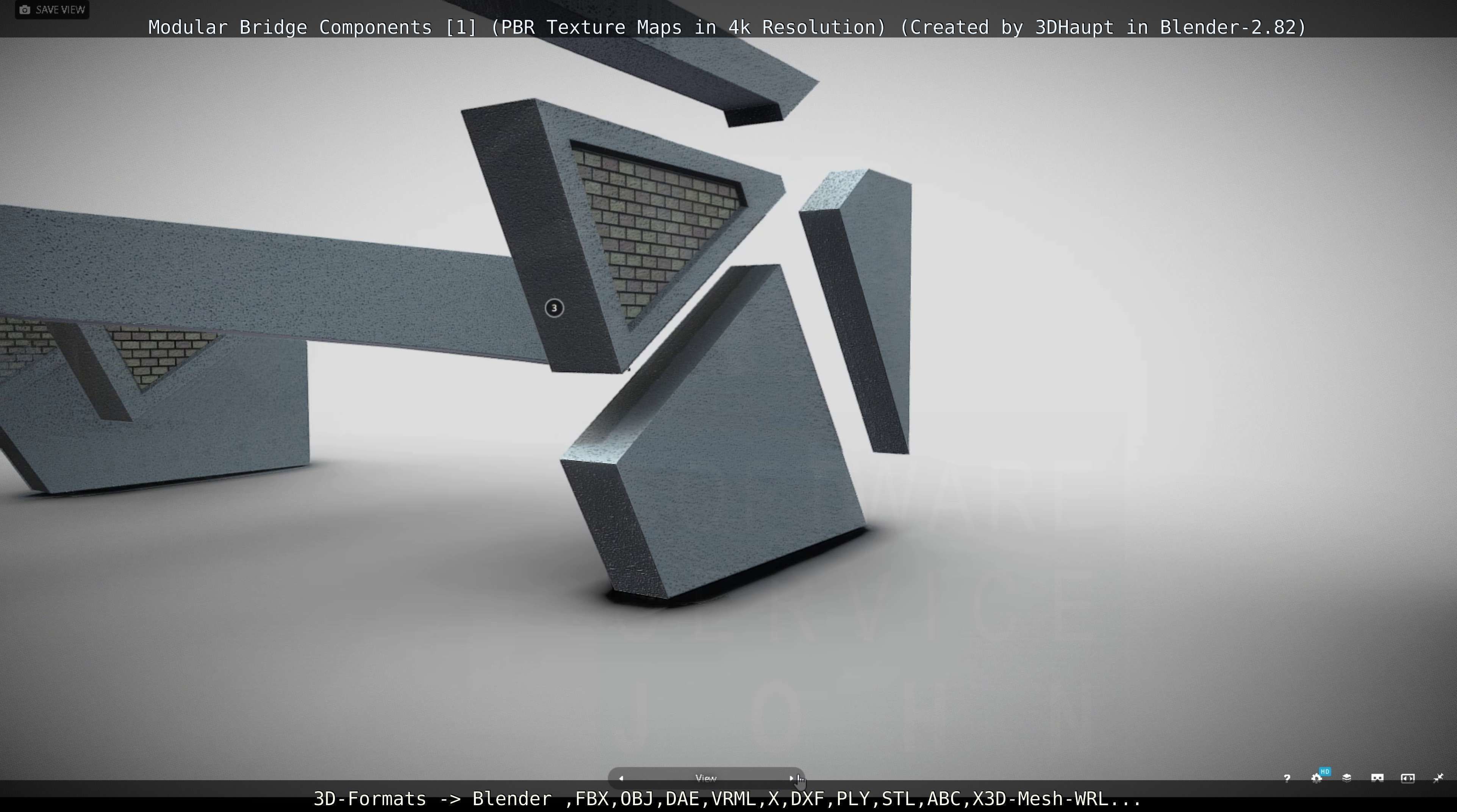 Modular Bridge Components 1  3D model_5