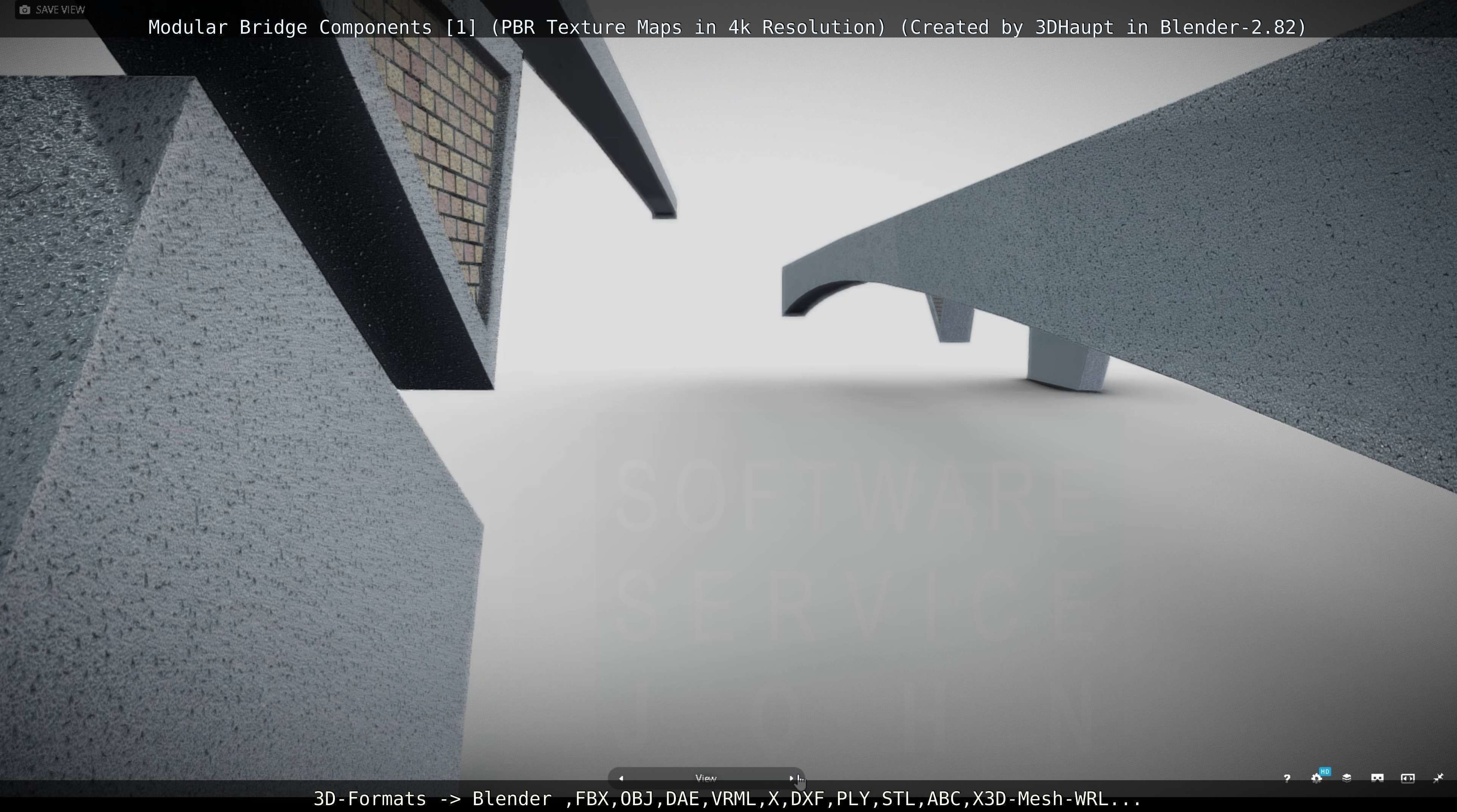 Modular Bridge Components 1  3D model_89