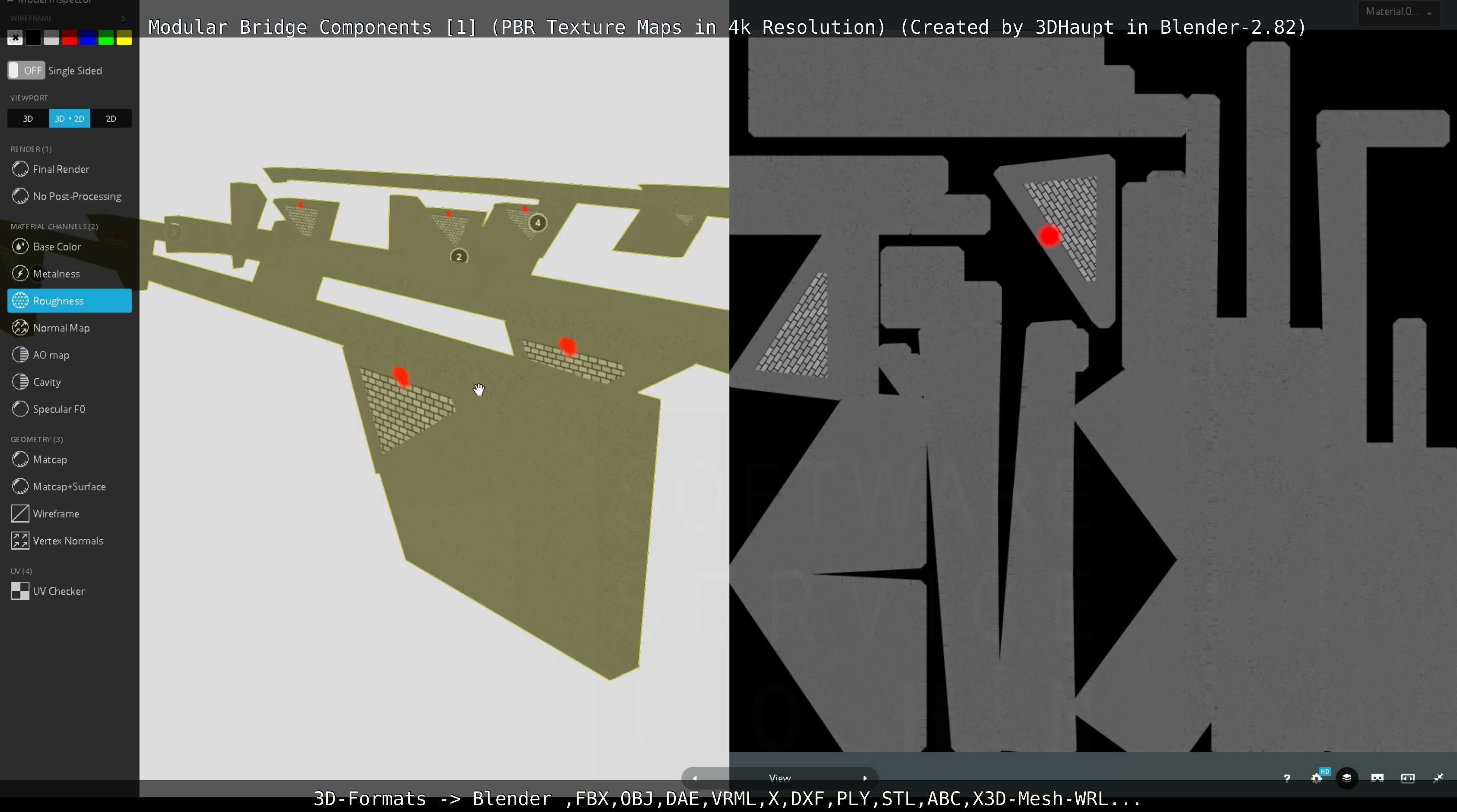 Modular Bridge Components 1  3D model_121