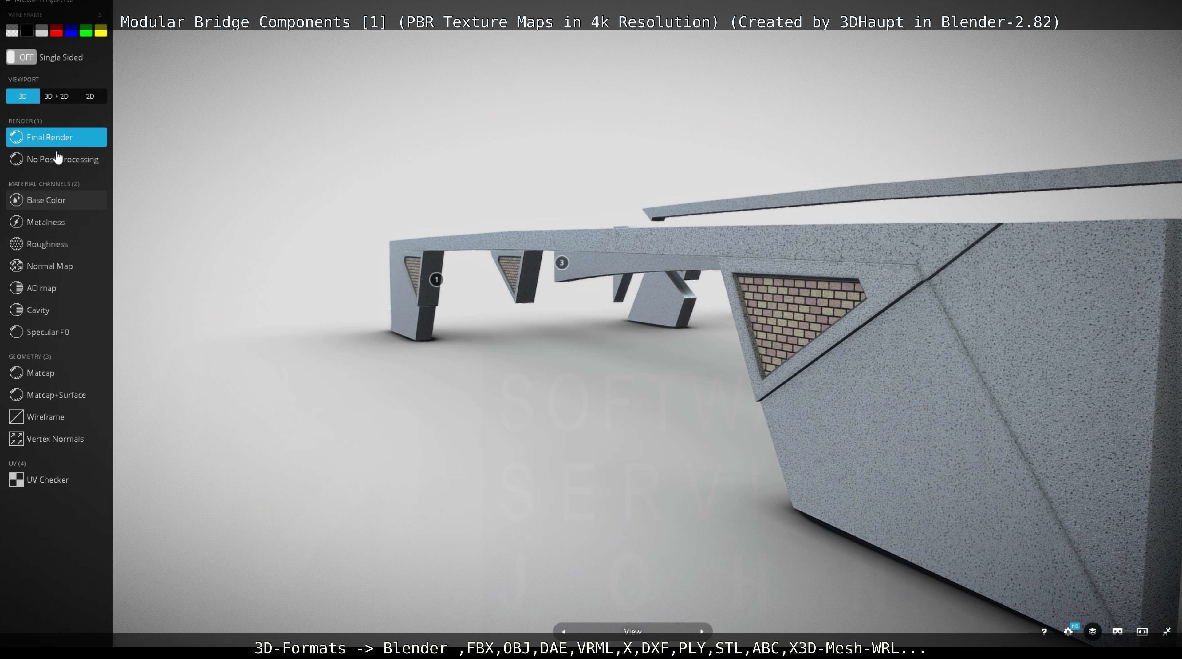 Modular Bridge Components 1  3D model_27