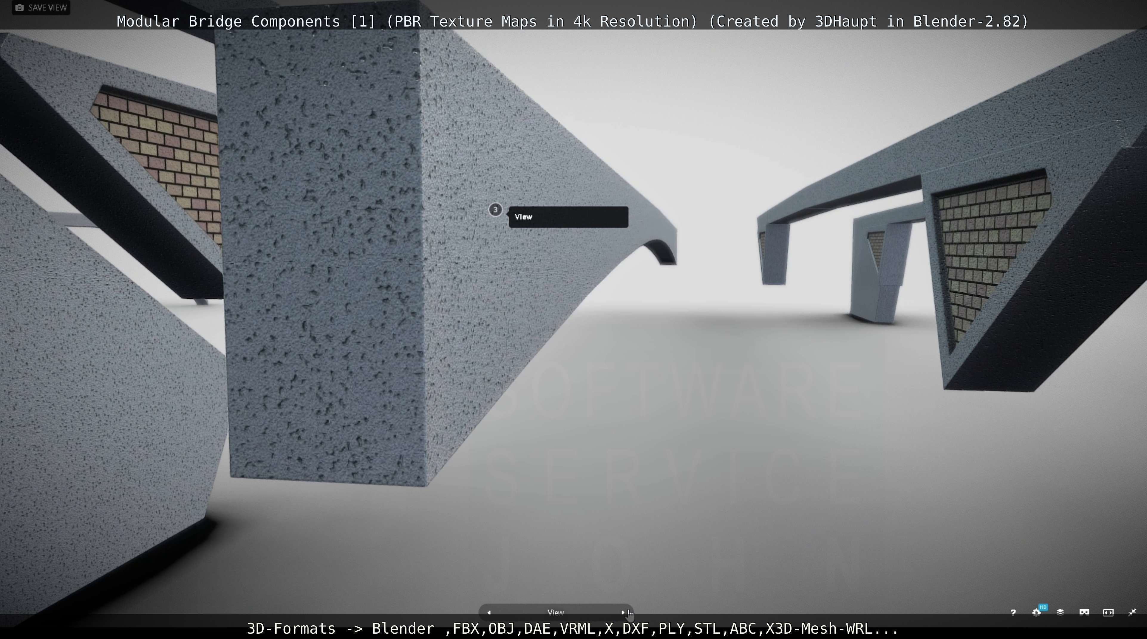 Modular Bridge Components 1  3D model_92