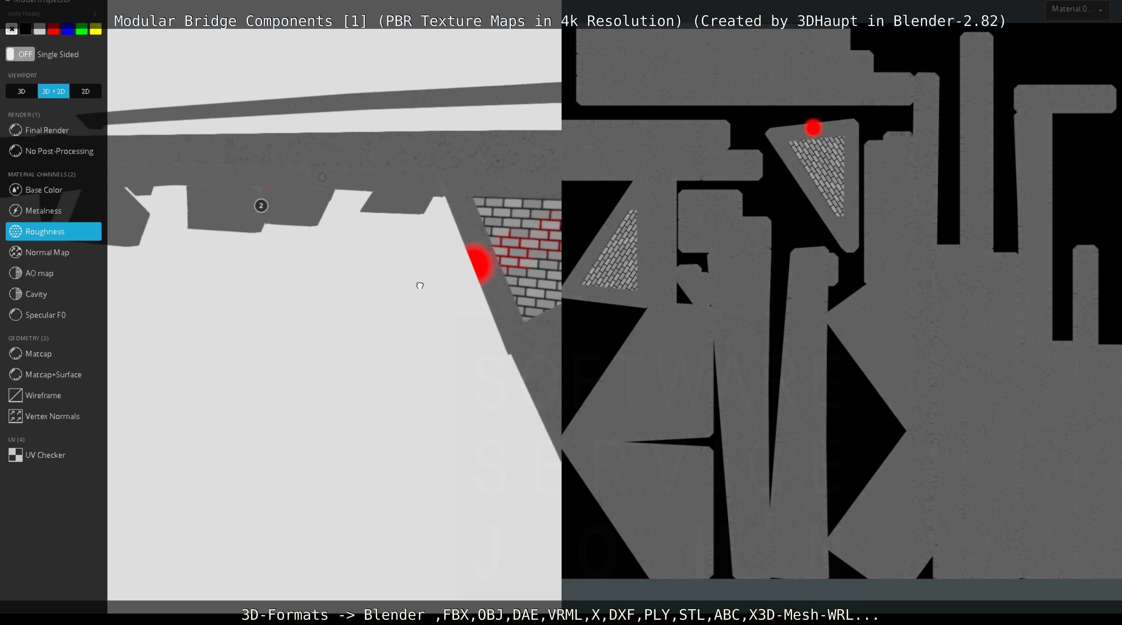 Modular Bridge Components 1  3D model_123