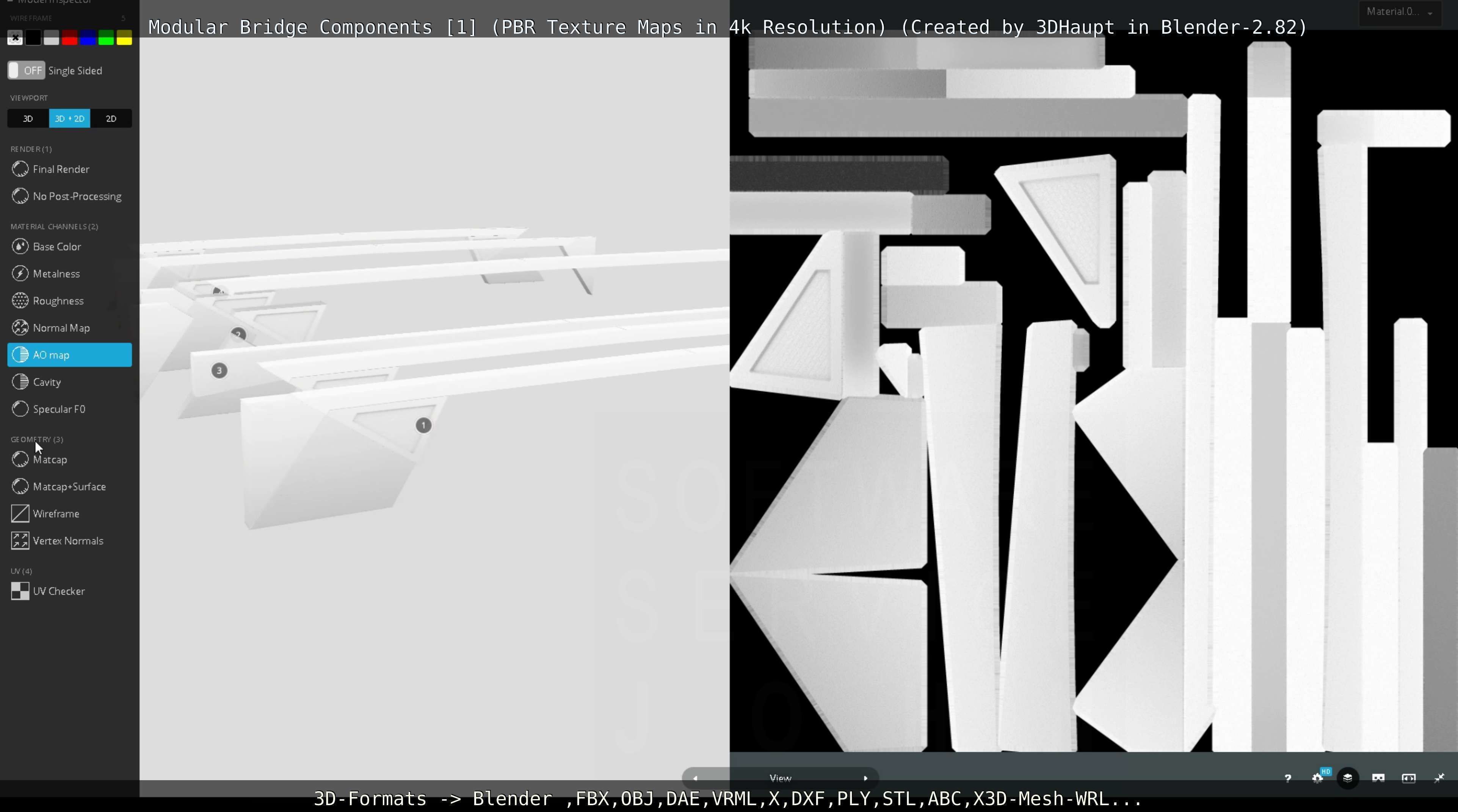 Modular Bridge Components 1  3D model_40