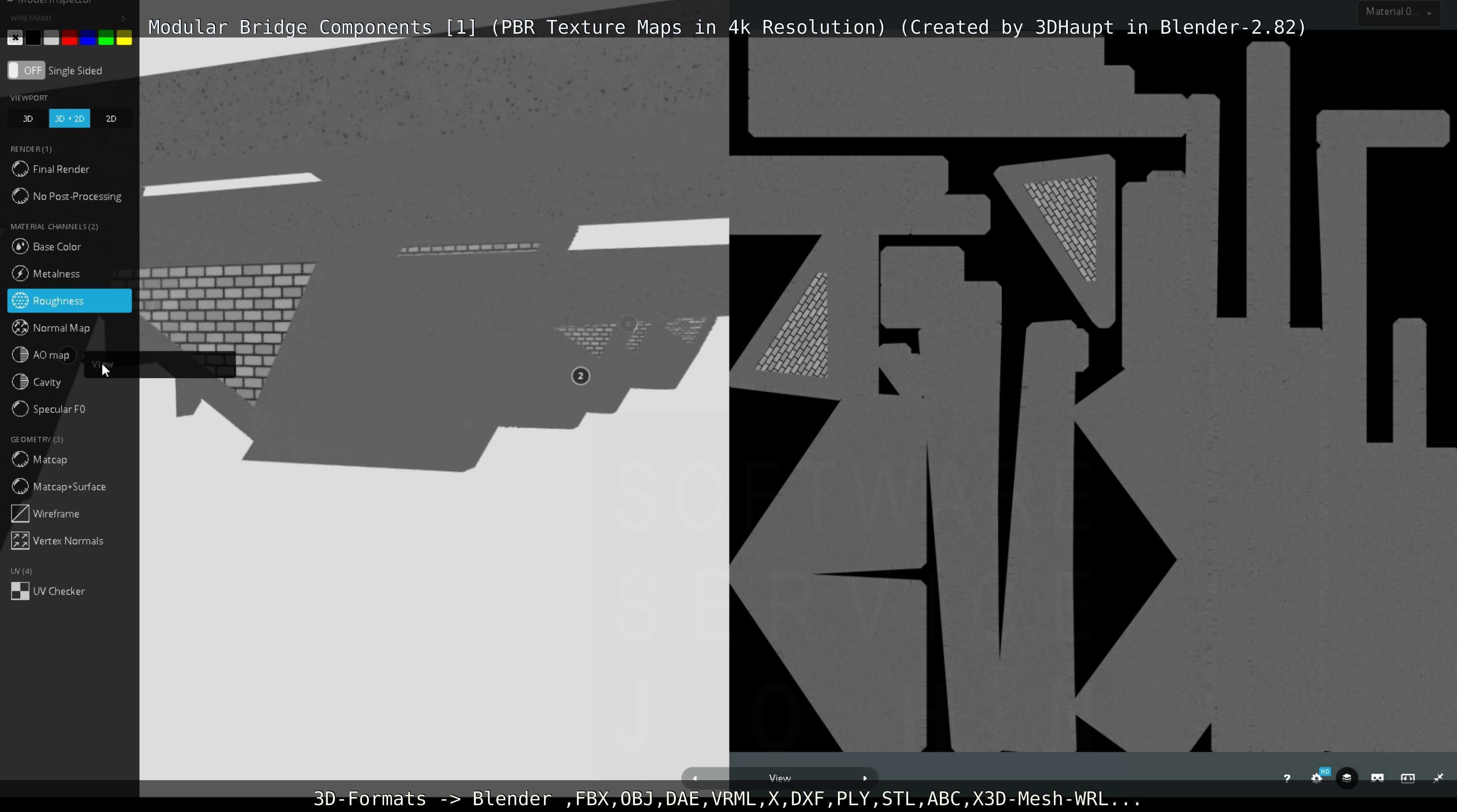 Modular Bridge Components 1  3D model_134