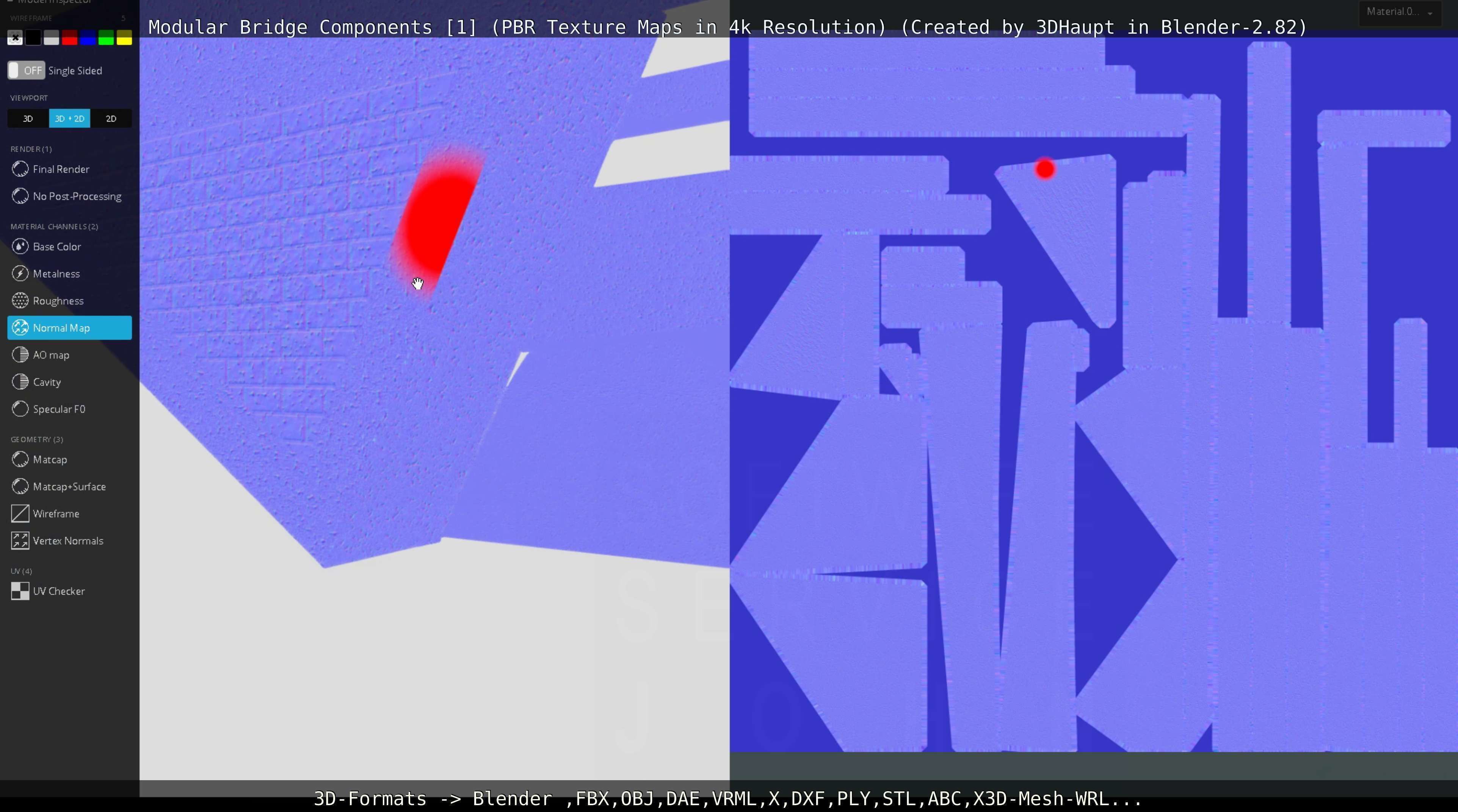 Modular Bridge Components 1  3D model_130