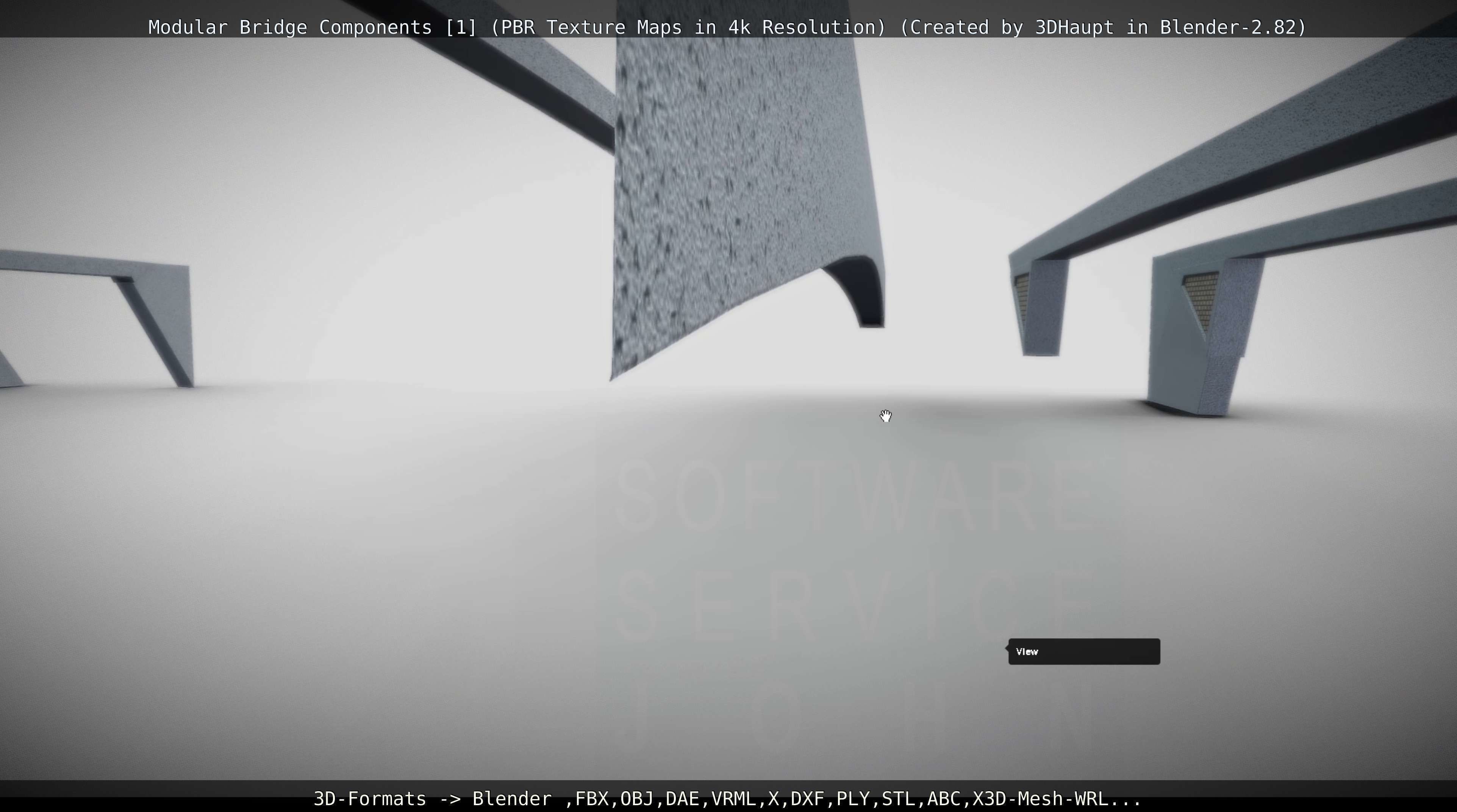 Modular Bridge Components 1  3D model_101