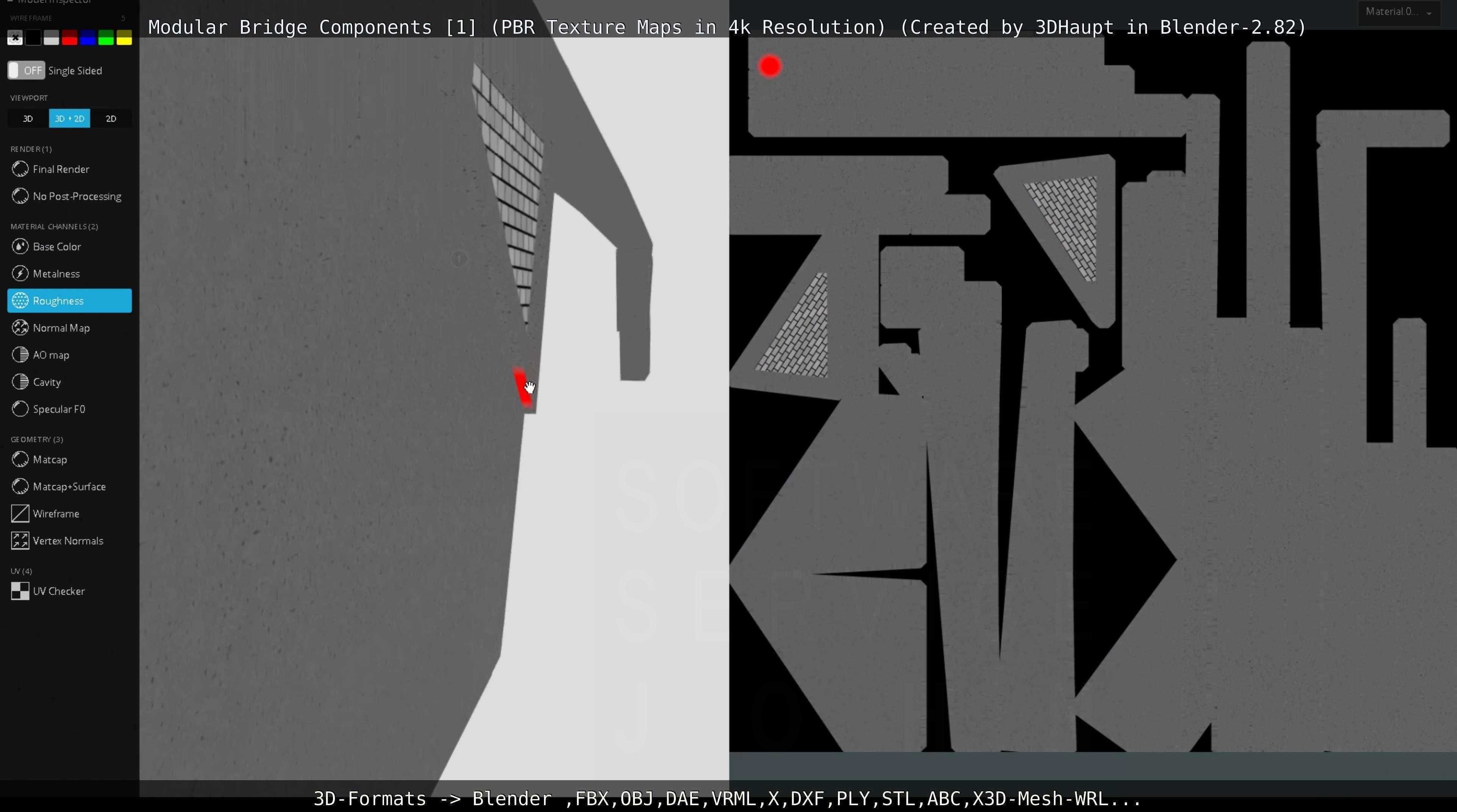 Modular Bridge Components 1  3D model_131