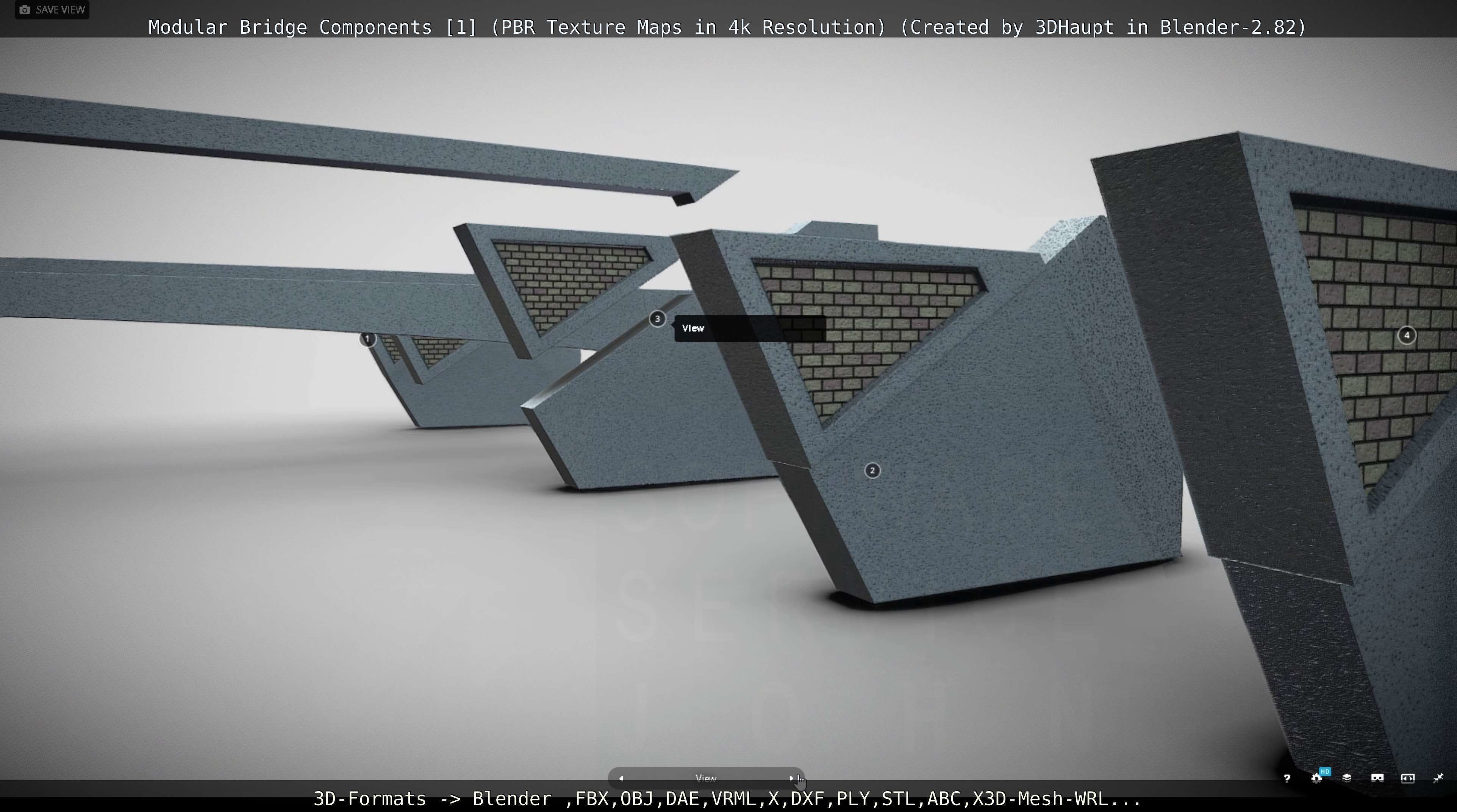 Modular Bridge Components 1  3D model_6